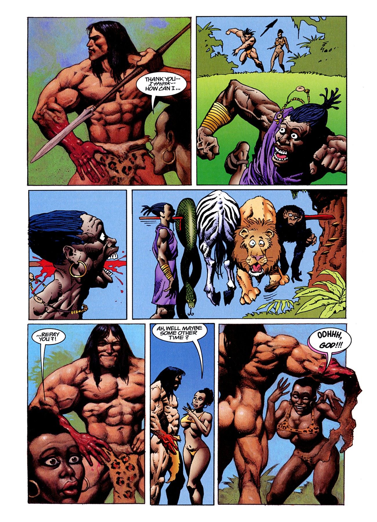 Libby + Latischa In The Lost World [Alex Horley , Arthur Suydam] - Chapter — Page 92