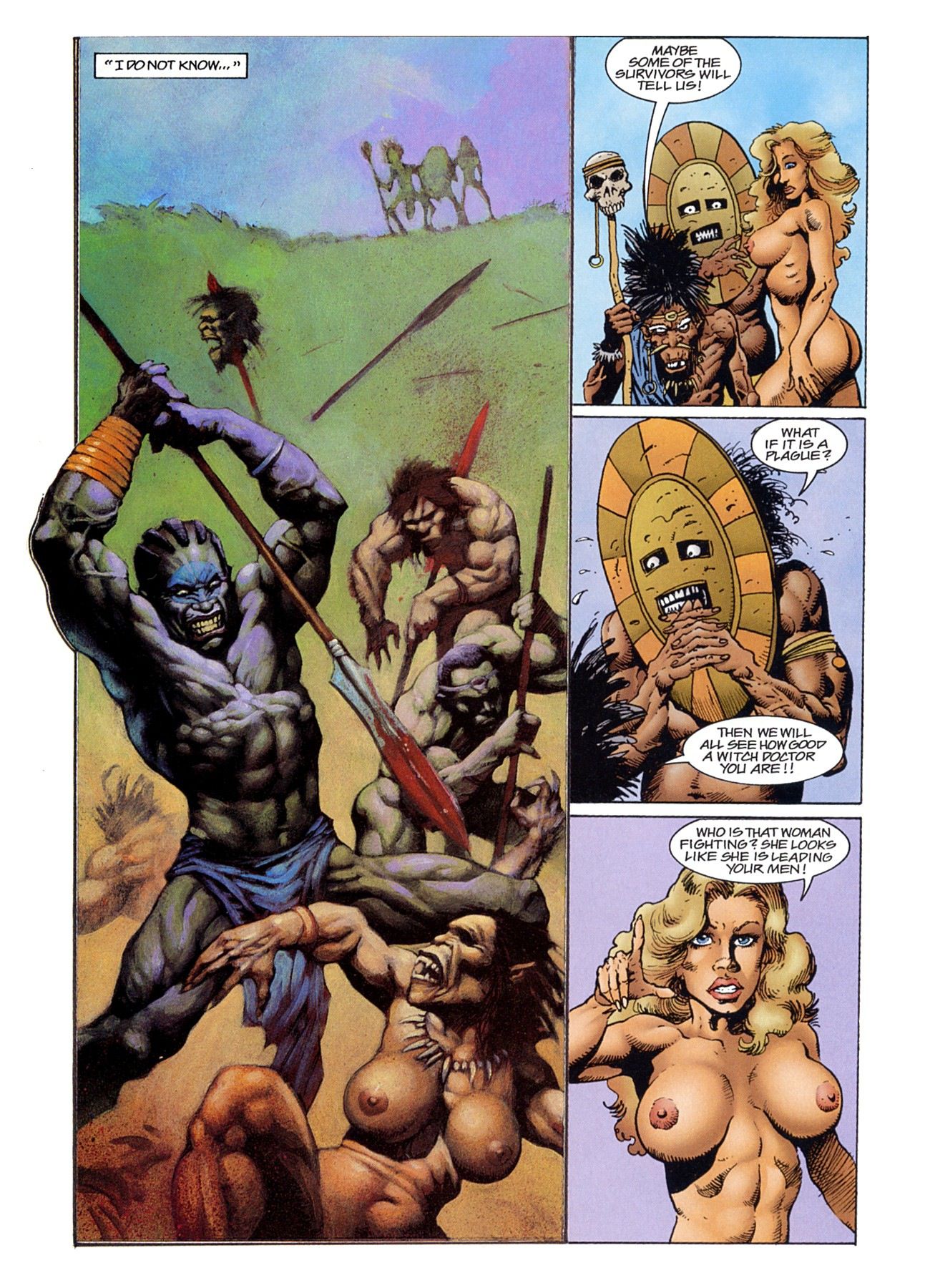 Libby + Latischa In The Lost World [Alex Horley , Arthur Suydam] - Chapter — Page 98