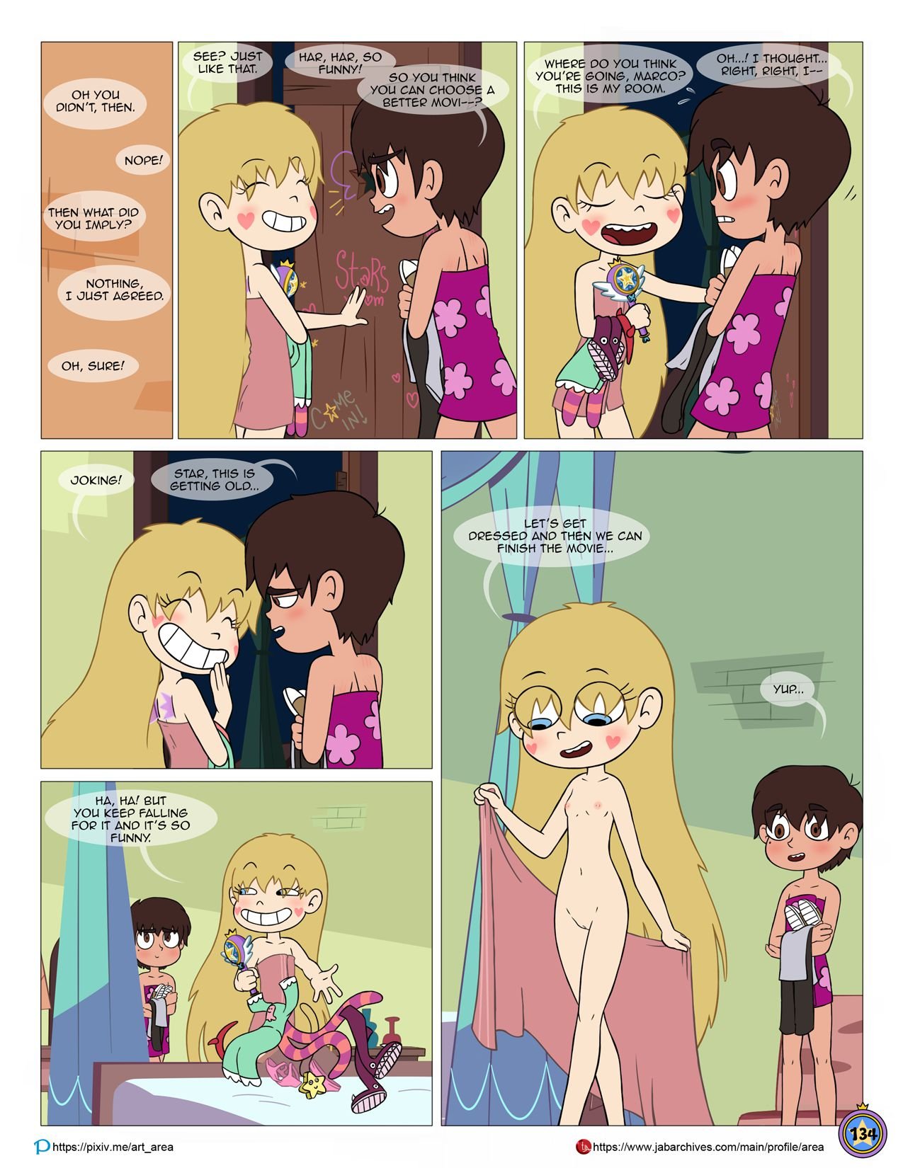 Between Friends (Star VS. The Forces Of Evil) [Area] - Chapter 1 — Page 136