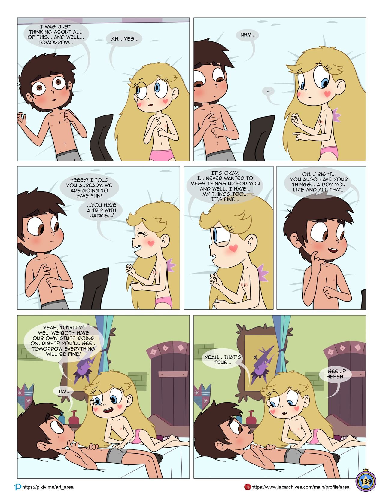 Between Friends (Star VS. The Forces Of Evil) [Area] - Chapter 1 — Page 141