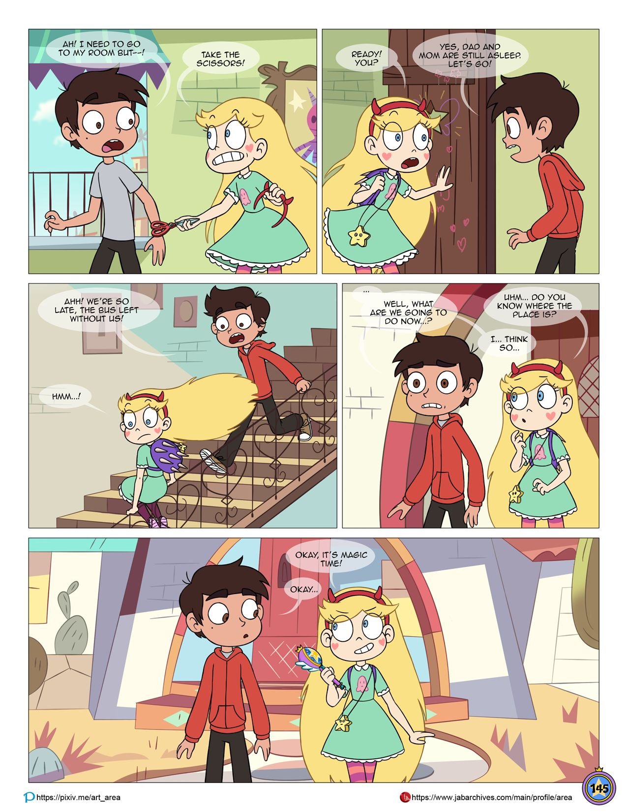 Between Friends (Star VS. The Forces Of Evil) [Area] - Chapter 1 — Page 147