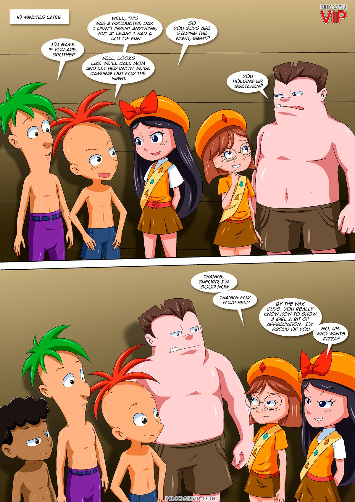 Fireside Colors (Phineas and Ferb) [PalComix] - Chapter 1 — Page 24