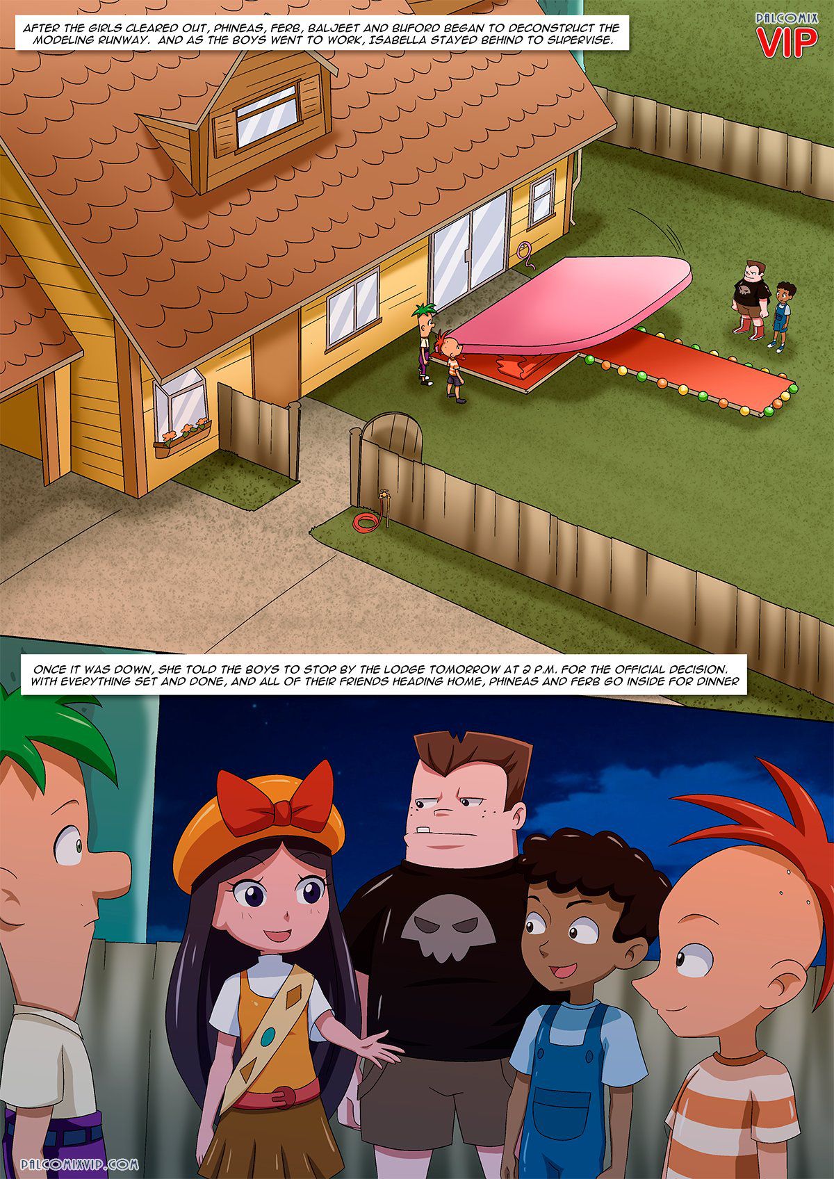Fireside Colors (Phineas and Ferb) [PalComix] - Chapter 1 — Page 5