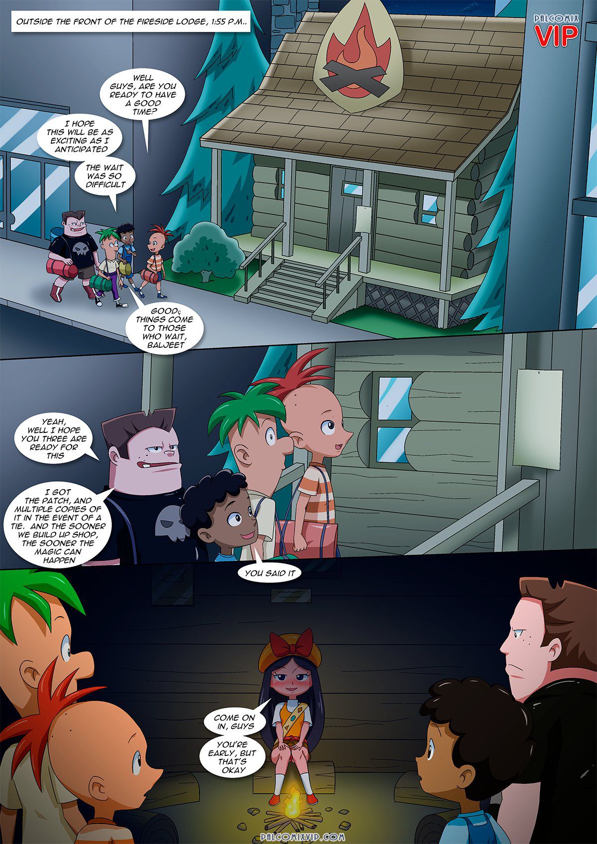 Fireside Colors (Phineas and Ferb) [PalComix] - Chapter 1 — Page 6