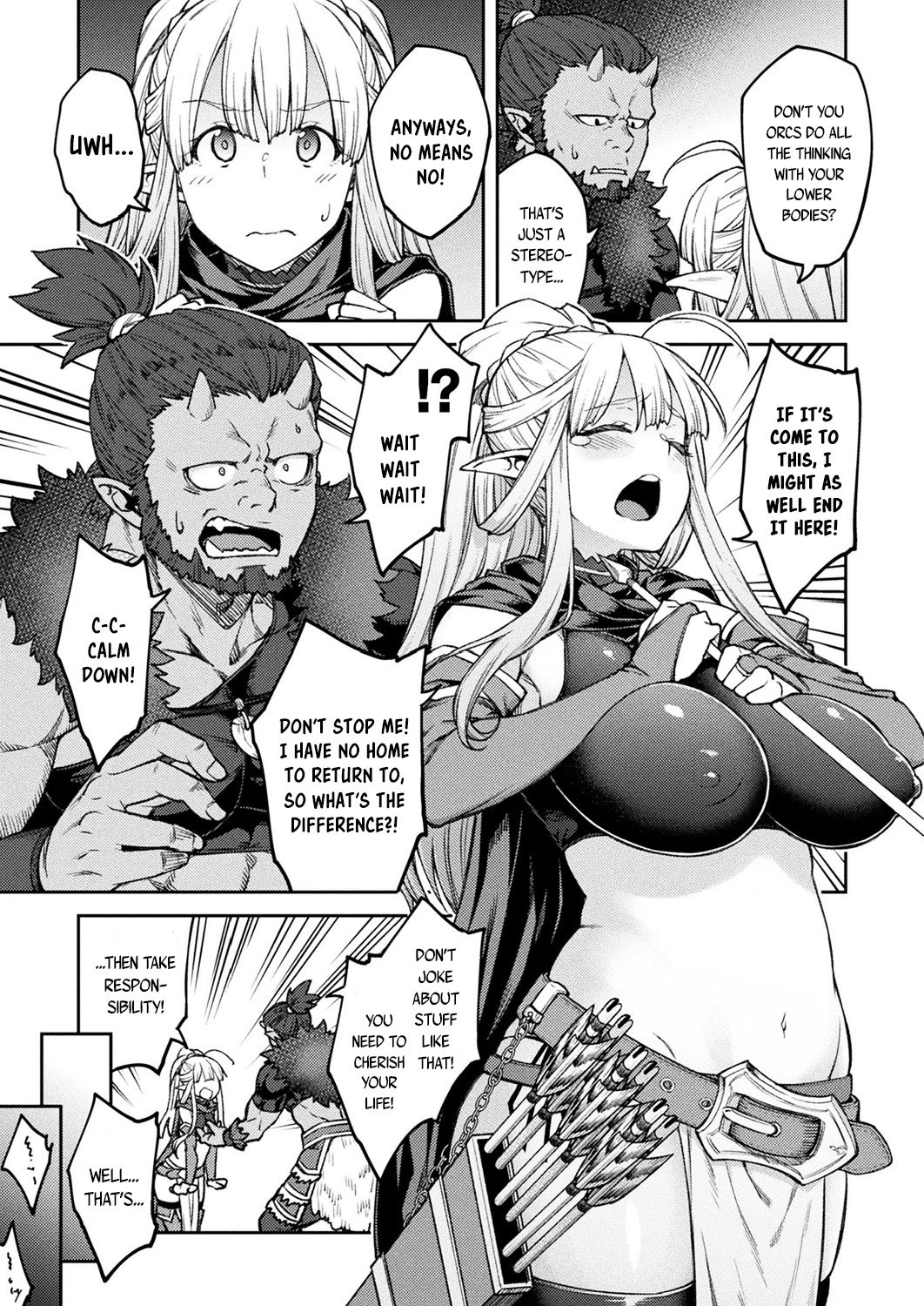 This Thicc Elf Is A Himono-Onna?! [Hiroya] - Chapter 1 — Page 5