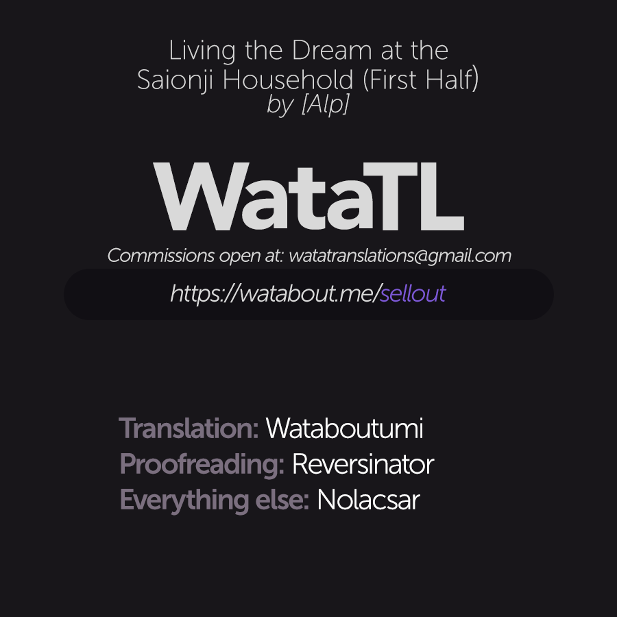 Living The Dream At The Saionji Household [Alp] - Chapter 1 — Page 23