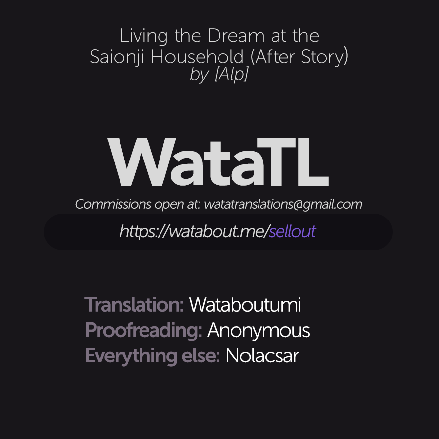 Living The Dream At The Saionji Household [Alp] - Chapter 2.5 — Page 7