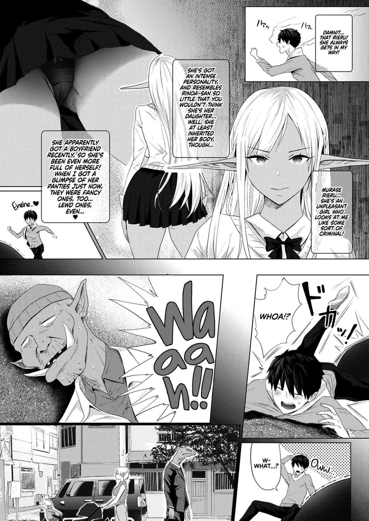 I Got an Orc Dick! Then I Made an Elf Mother And Daughter Into My Personal Fuckholes Lololol [Someoka Yusura] - Chapter 1 — Page 5
