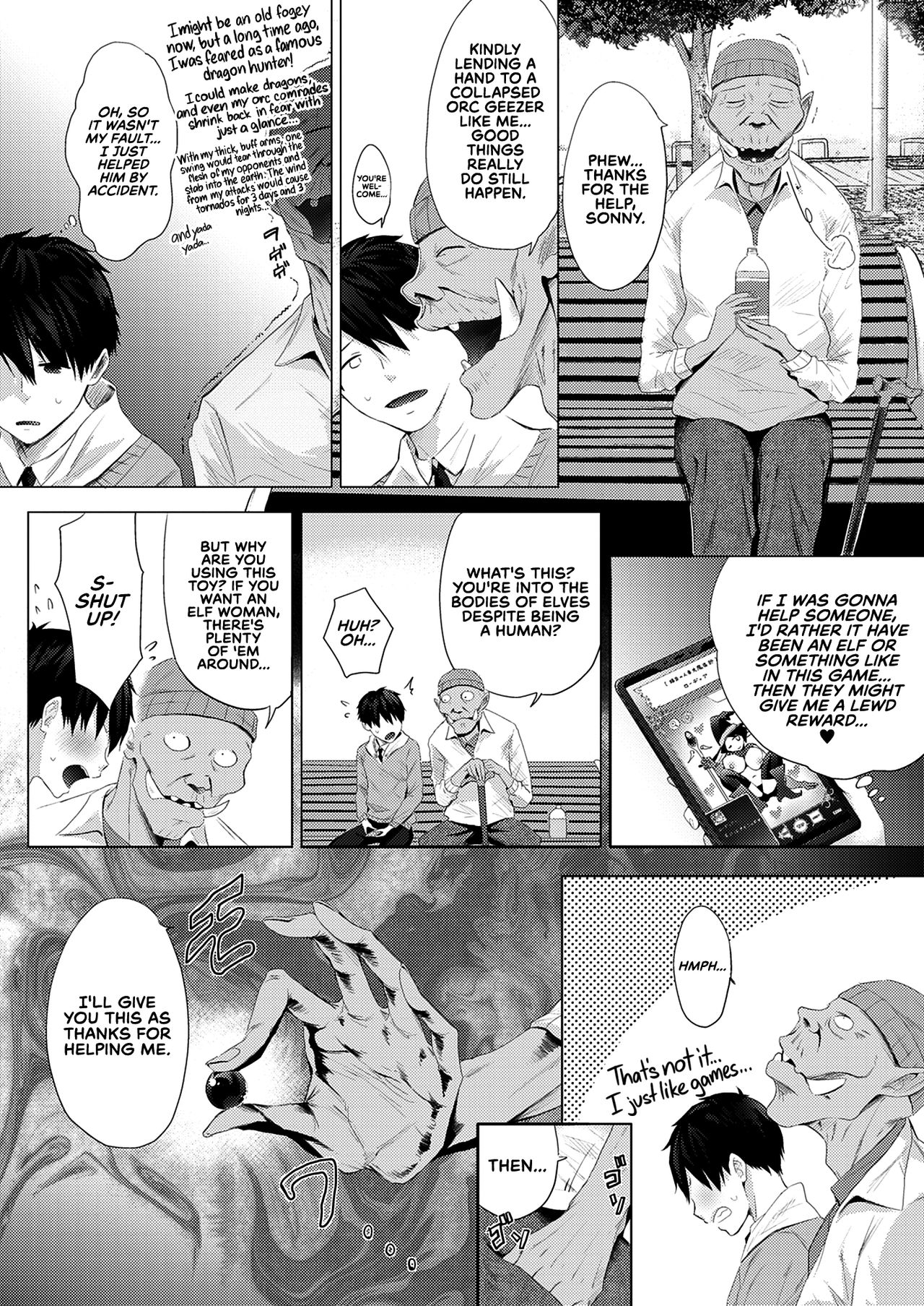 I Got an Orc Dick! Then I Made an Elf Mother And Daughter Into My Personal Fuckholes Lololol [Someoka Yusura] - Chapter 1 — Page 6