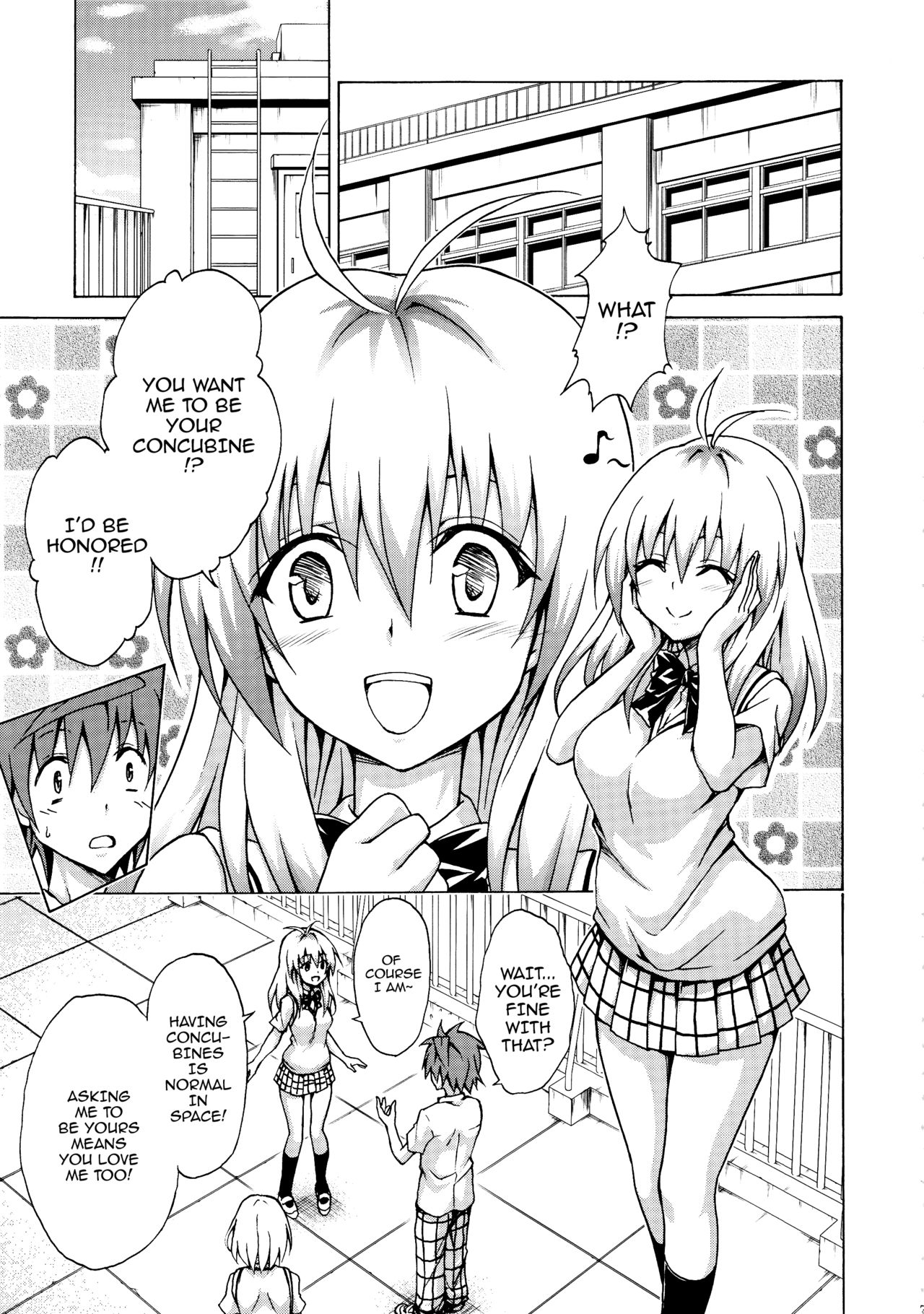 Mezase! Rakuen Keikaku (To Love-Ru) [Kasukabe Taro] - Chapter 3 — Page 6