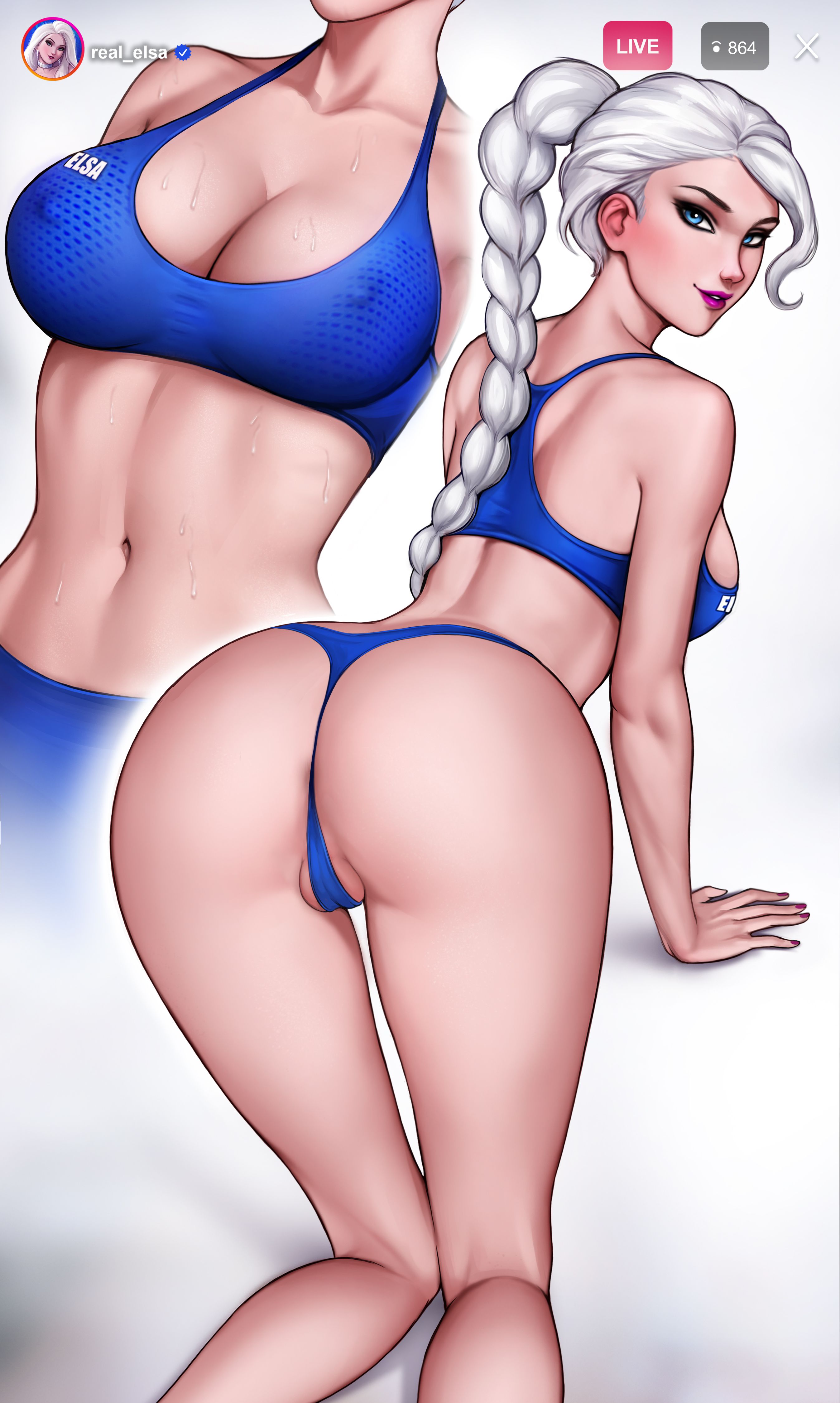 How To Train Your Ass With Elsa (Frozen) [Aroma Sensei] - Chapter 1.2 — Page 6