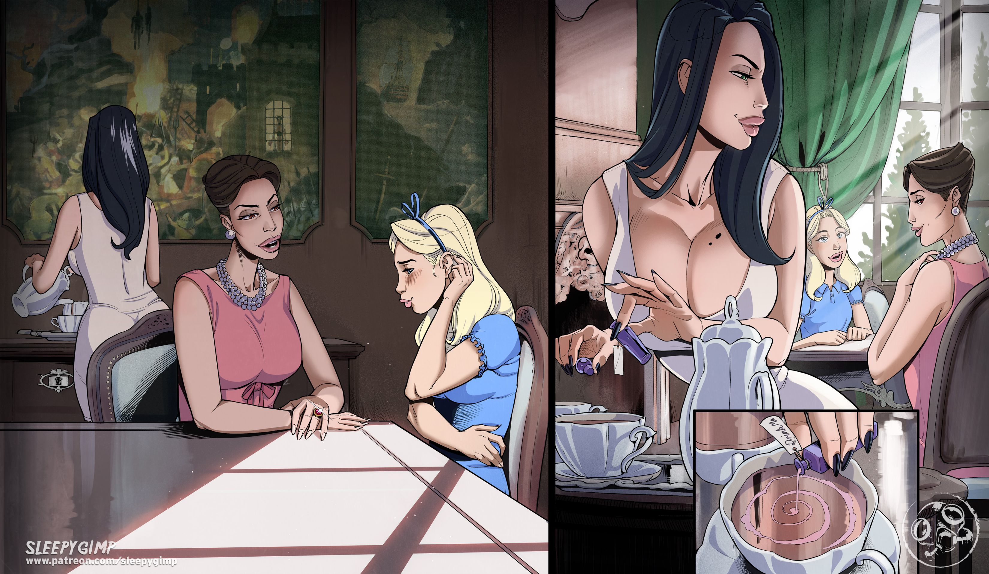 Through The Looking Glass [Sleepy Gimp] - Chapter 1.5 — Page 6