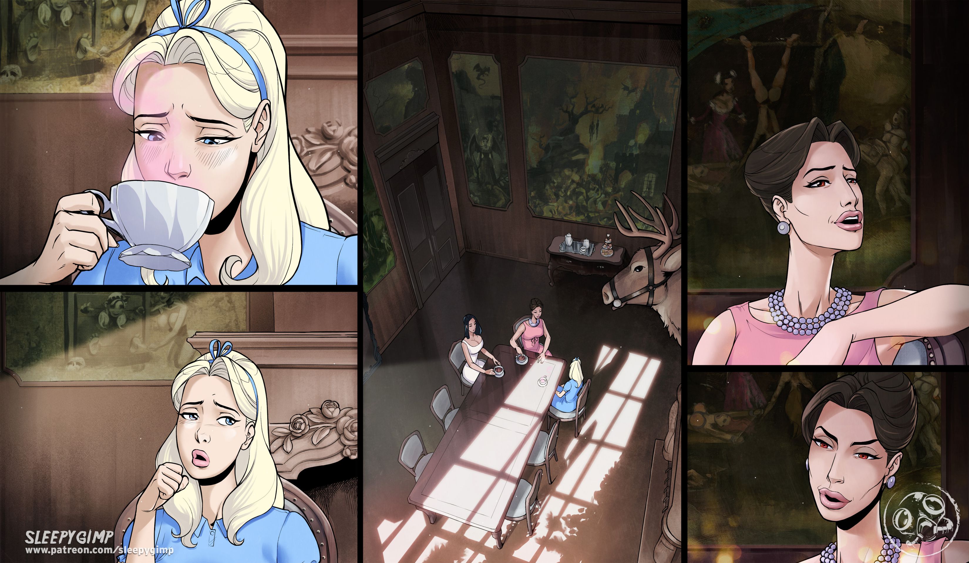 Through The Looking Glass [Sleepy Gimp] - Chapter 1.5 — Page 8