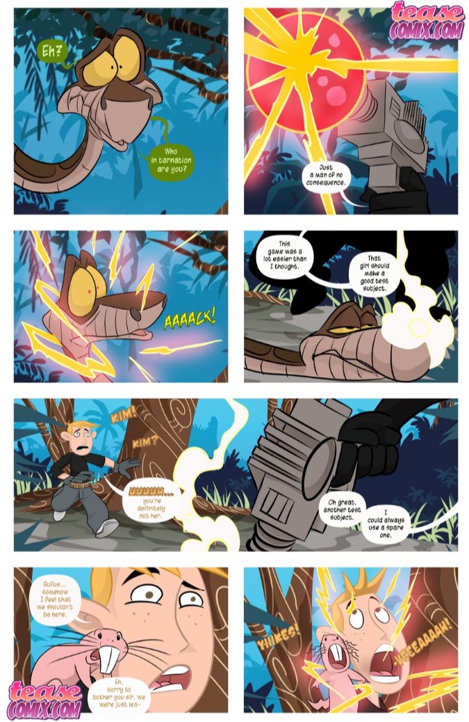 Kim Vs. Kaa (Kim Possible , The Jungle Book) [Tease Comix] - Chapter 2 — Page 15