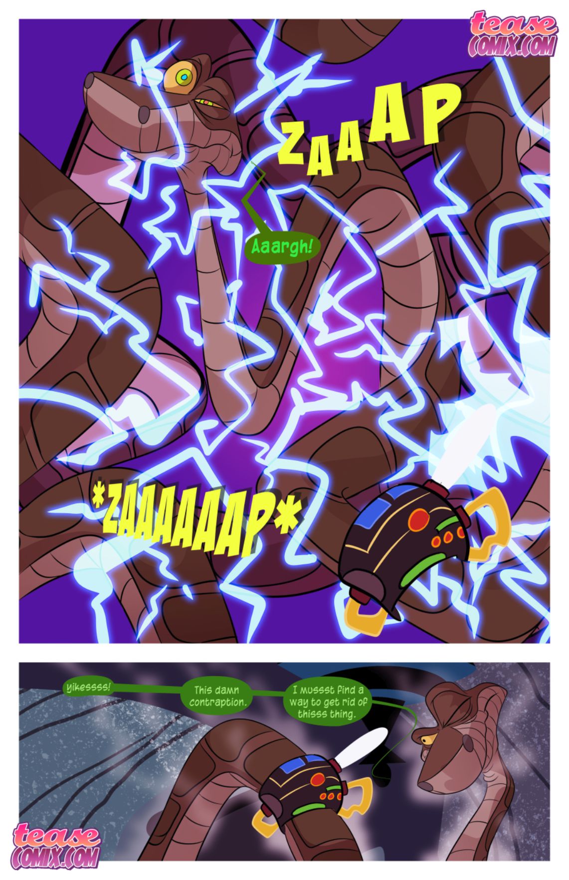 Kim Vs. Kaa (Kim Possible , The Jungle Book) [Tease Comix] - Chapter 3 — Page 15