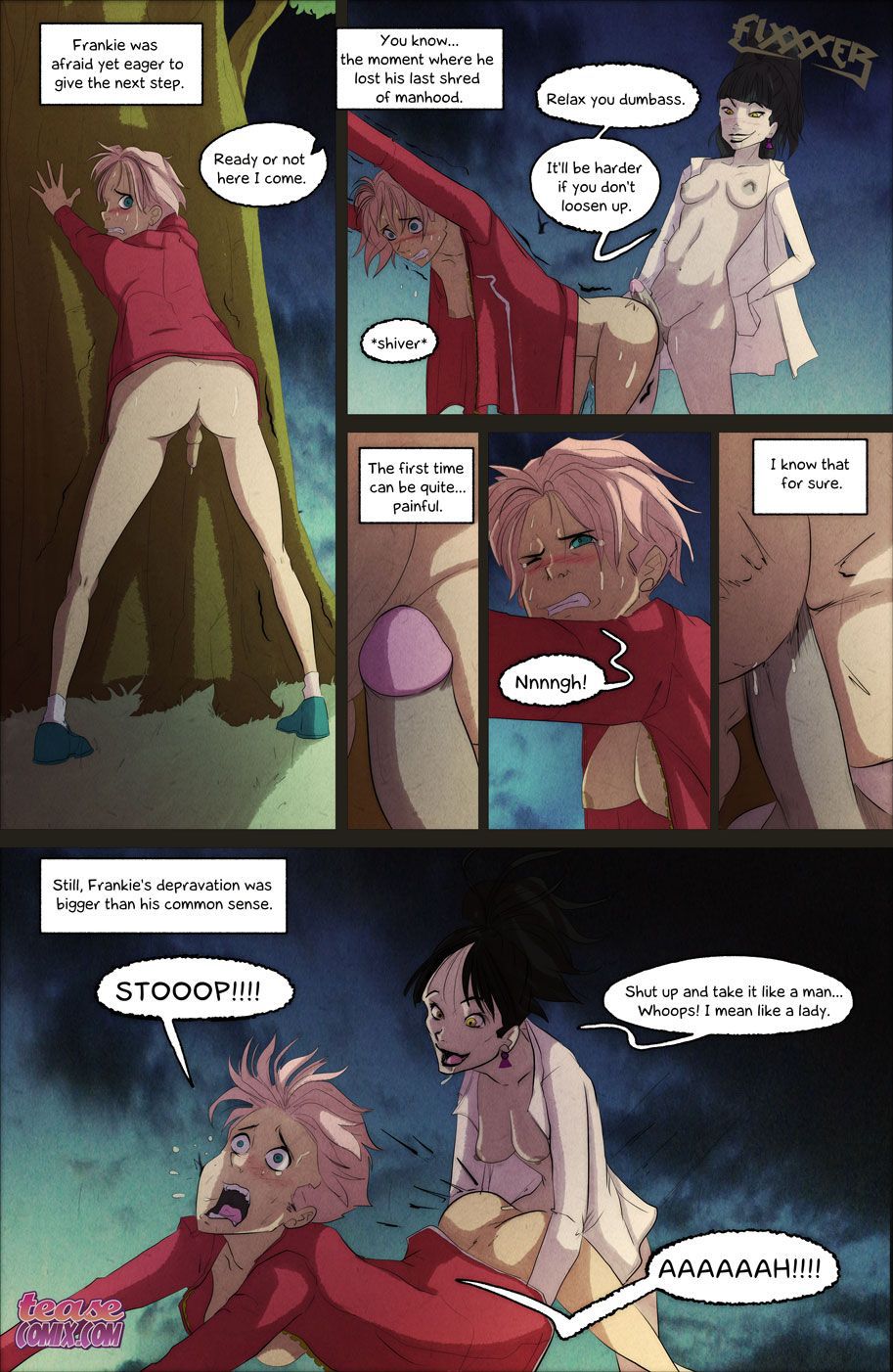 She Is Riley [Tease Comix] - Chapter 4 — Page 22