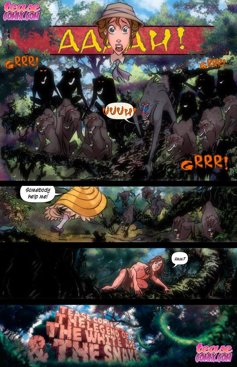 The Legend Of The White Ape And The Snake (Tarzan) [Tease Comix] - Chapter 1 — Page 24