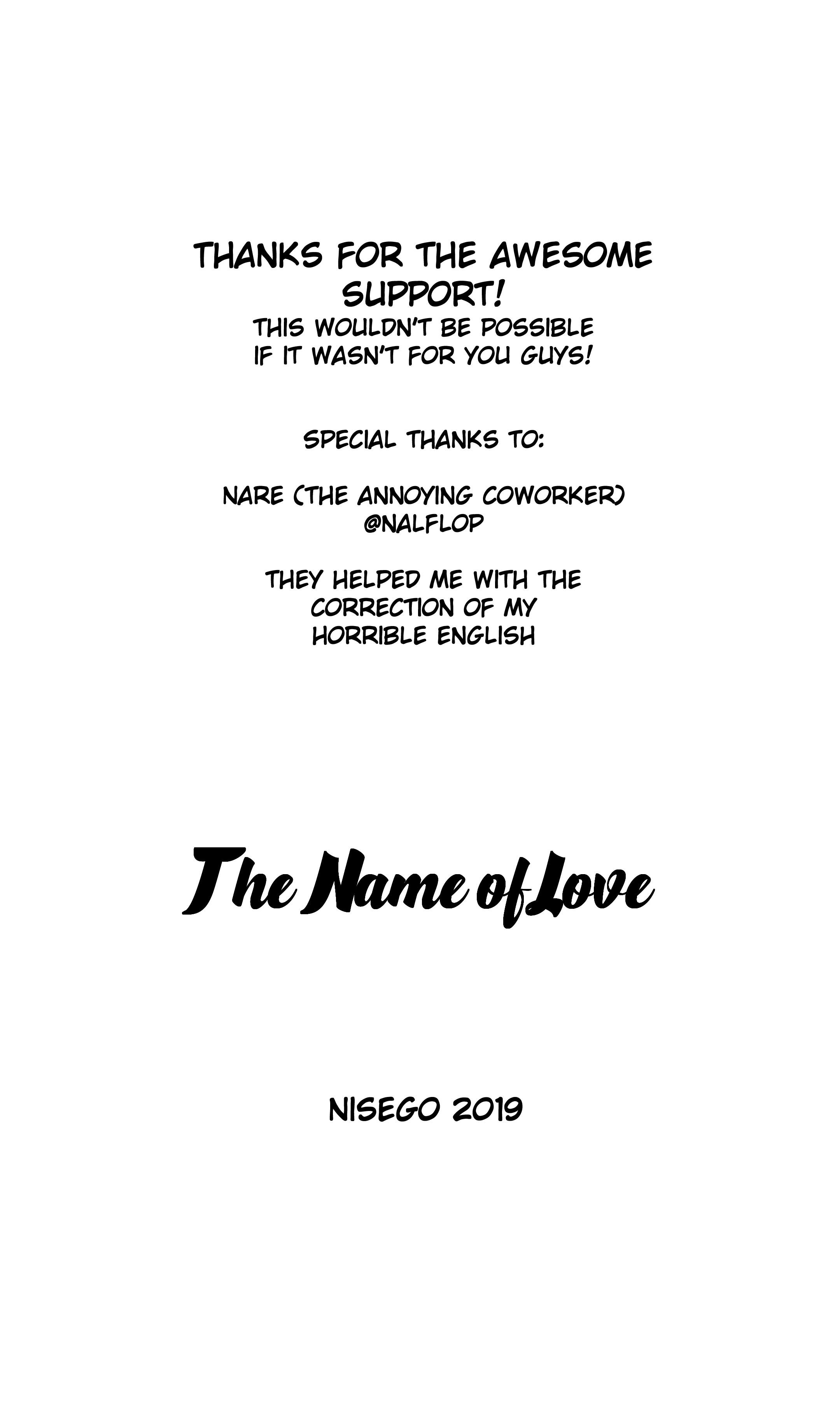 The Name Of Love [Nisego] - Chapter 1 — Page 71