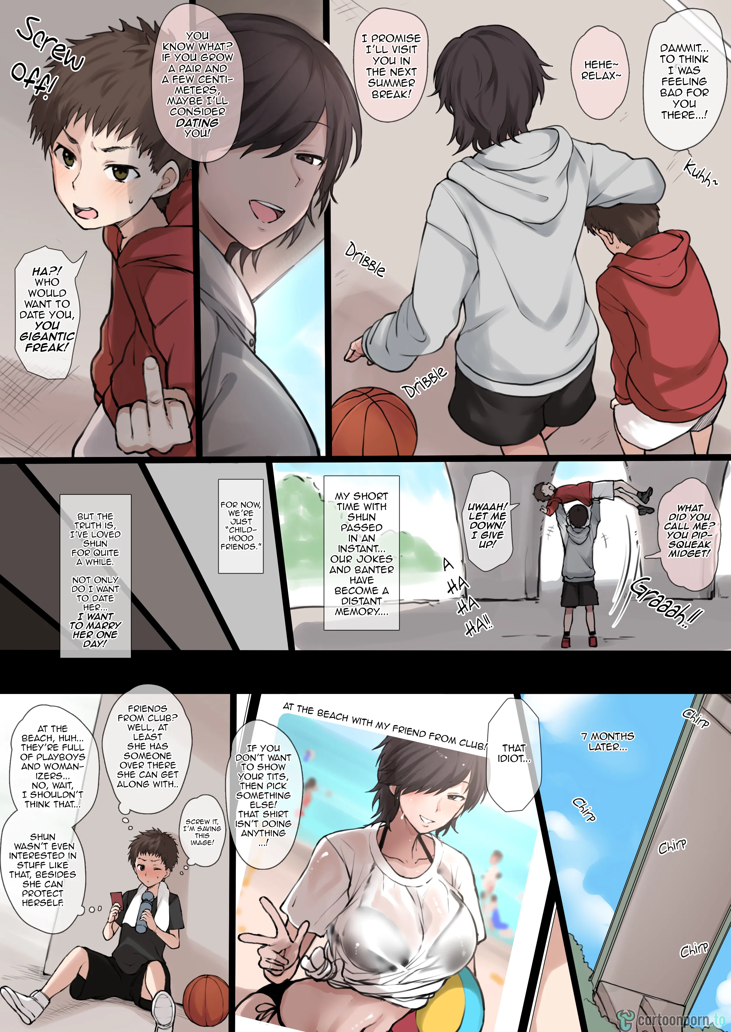 An NTR Perspective of a Picture Uploaded to Twitter of a Tall and Sporty Tomboy [Terasu MC] - Chapter 1 — Page 4