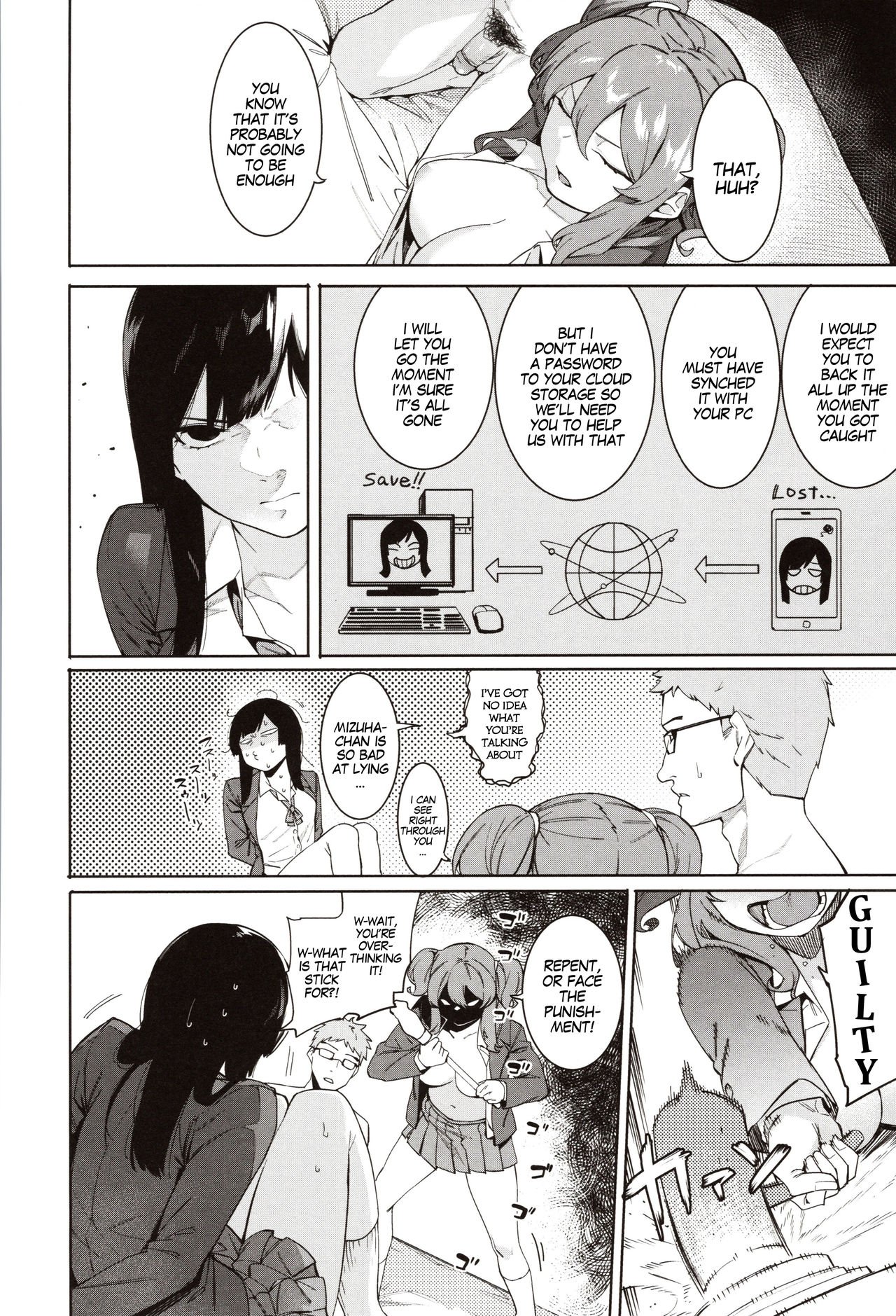 Punishment For Mizuha! [Menea The Dog] - Chapter — Page 63