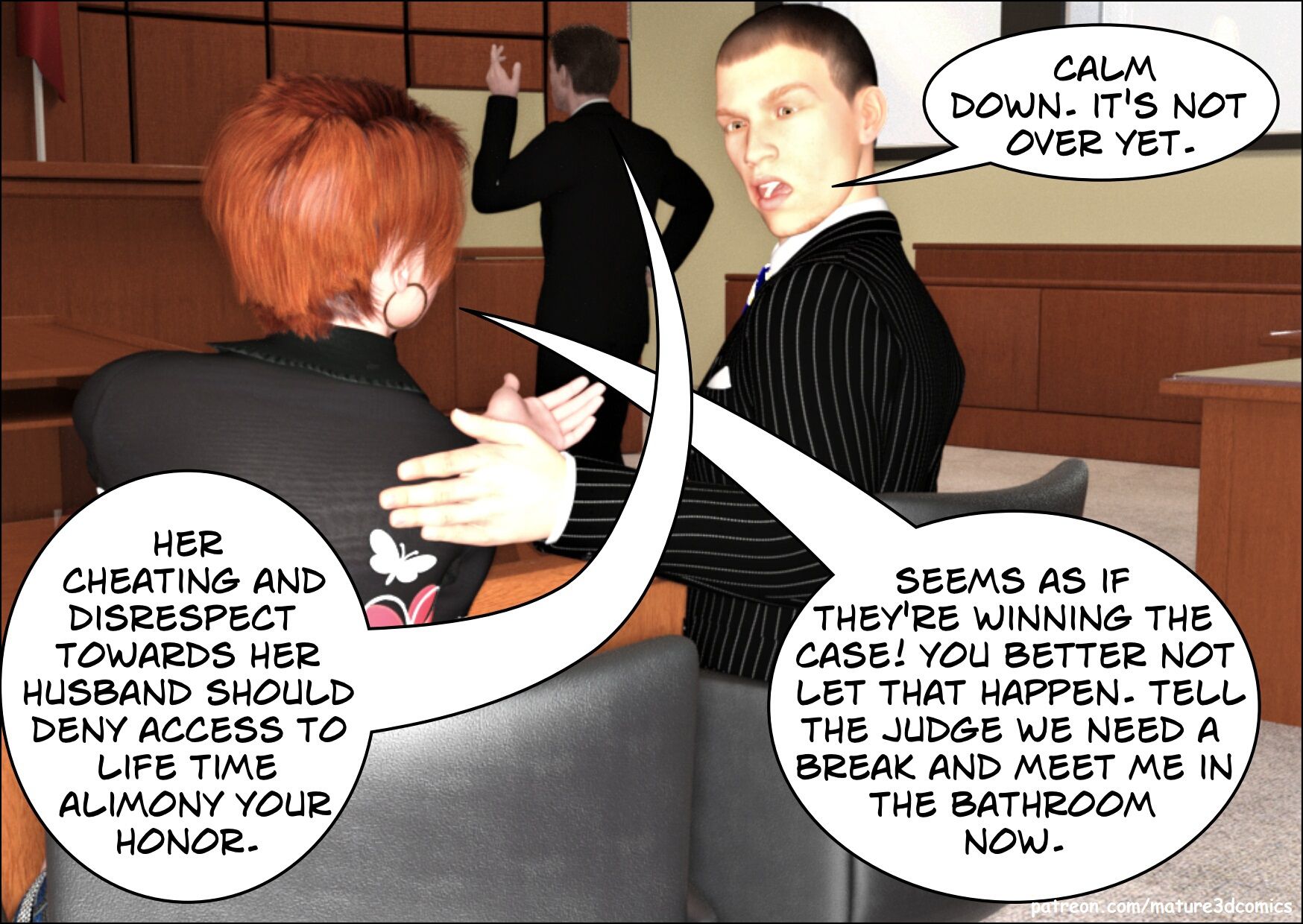 Caught In The Act [Mature3DComics] - Chapter 4 — Page 12