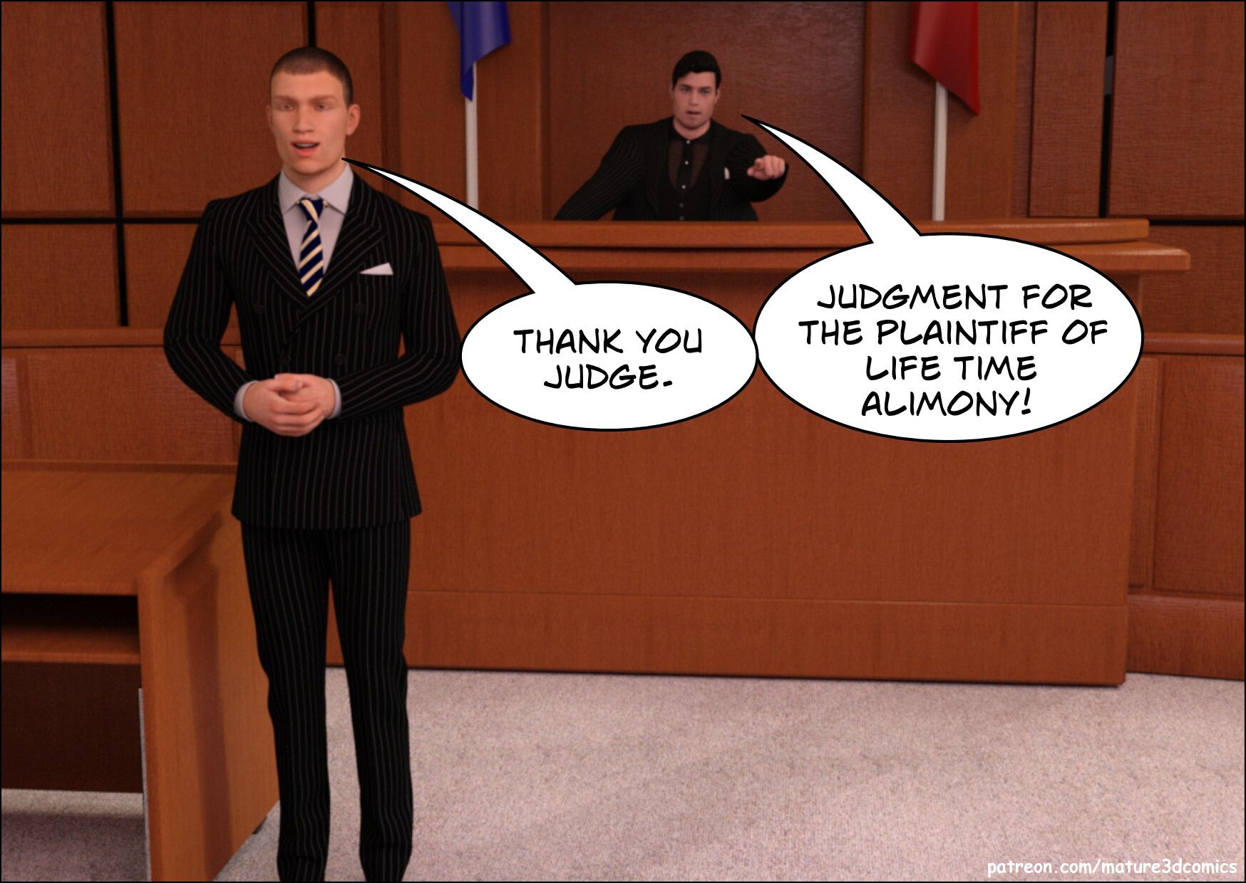 Caught In The Act [Mature3DComics] - Chapter 4 — Page 25