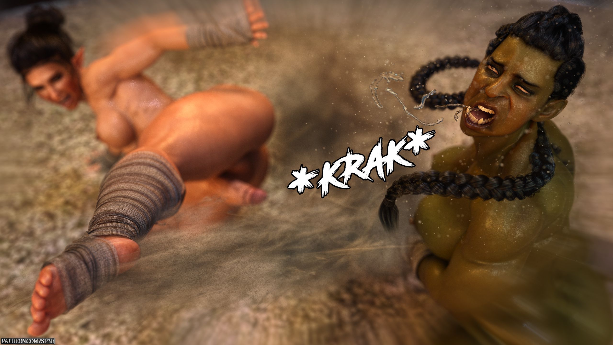 Sarak Vs Sinna [SquarePeg3D] - Chapter 1.2 — Page 15