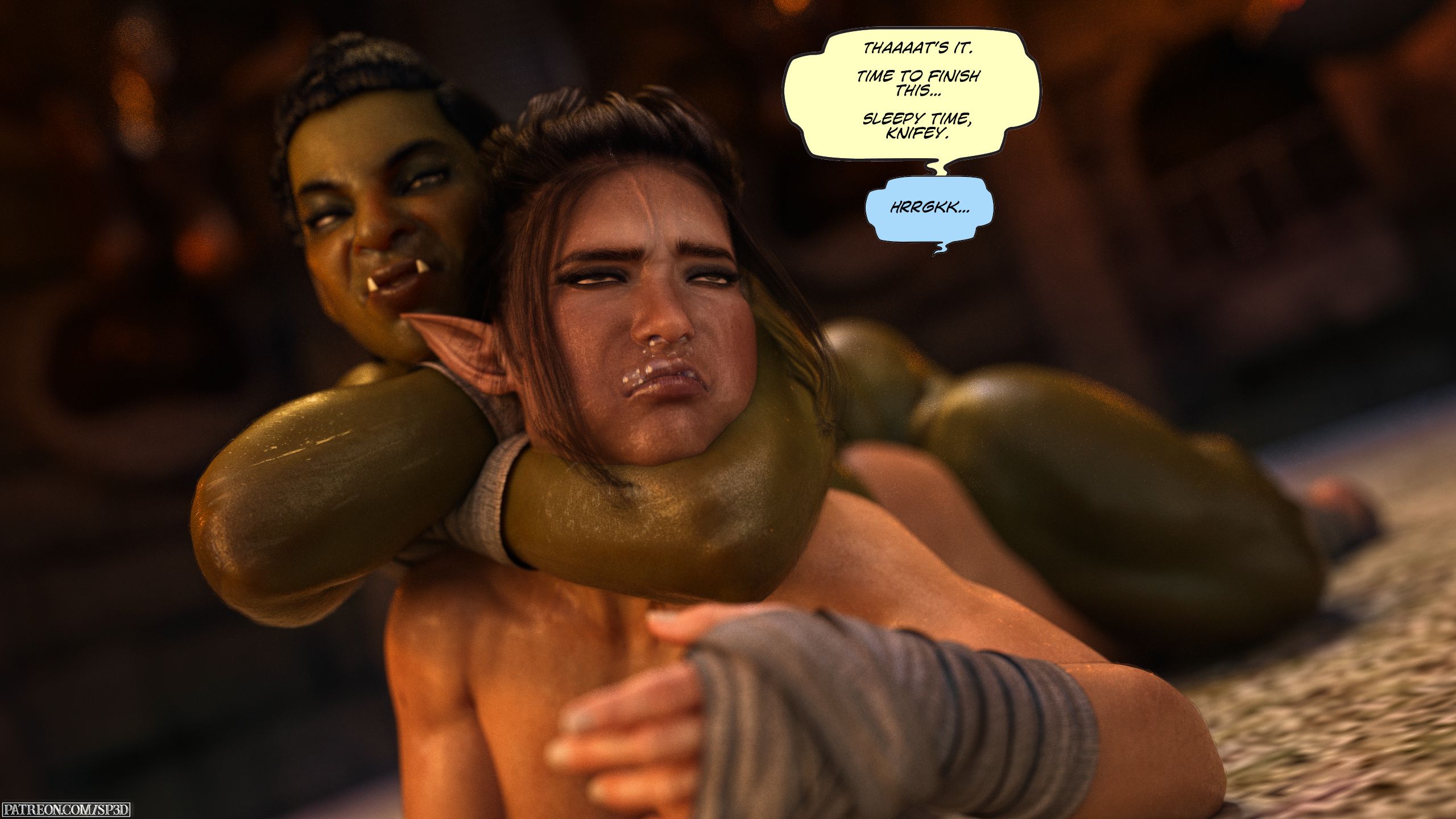 Sarak Vs Sinna [SquarePeg3D] - Chapter 1.2 — Page 49