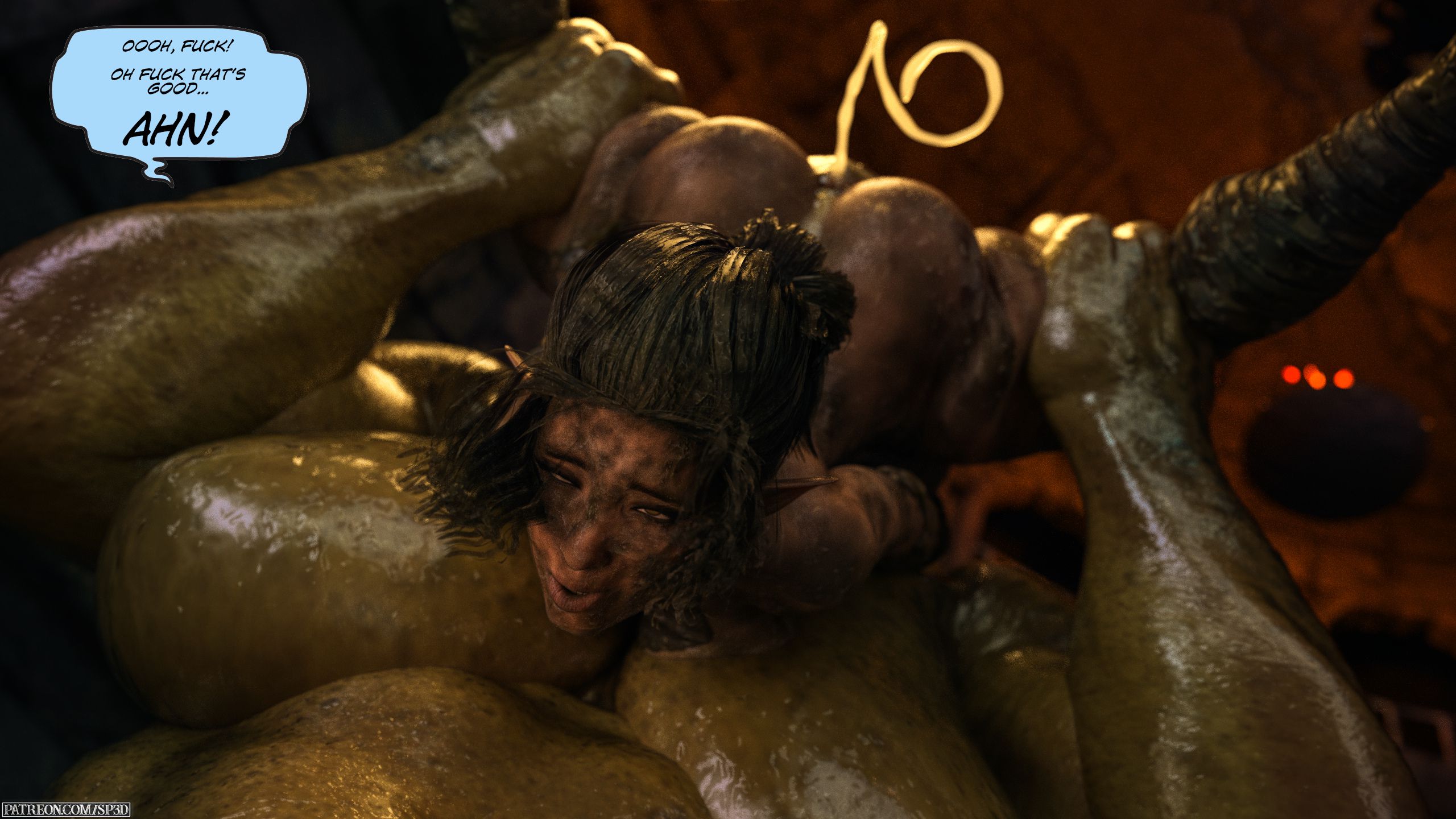 Sarak Vs Sinna [SquarePeg3D] - Chapter 1.1 — Page 72