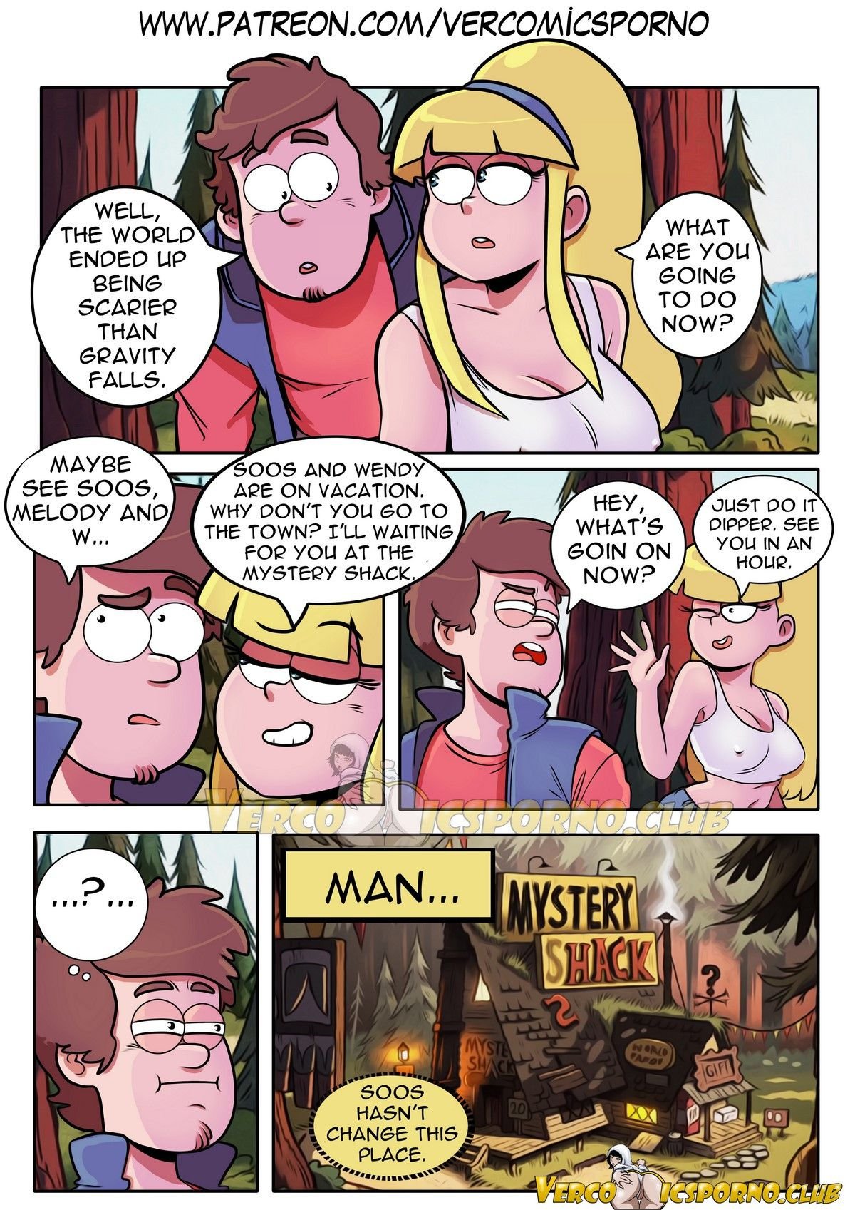 The Next Summer (Gravity Falls) [Gansoman] - Chapter 1 — Page 5