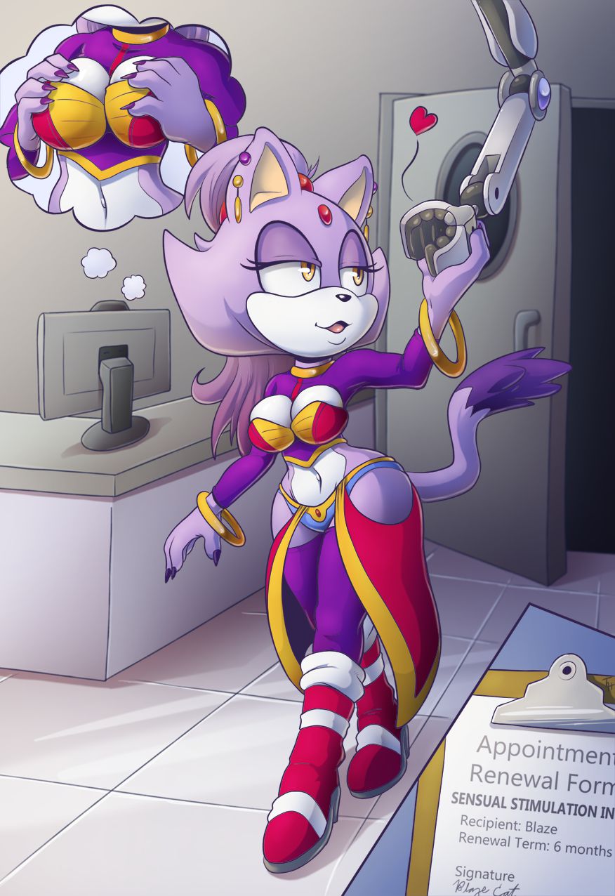 Blaze’s Sensual Makeover (Sonic The Hedgehog) [TheOtherHalf] - Chapter 1 — Page 5