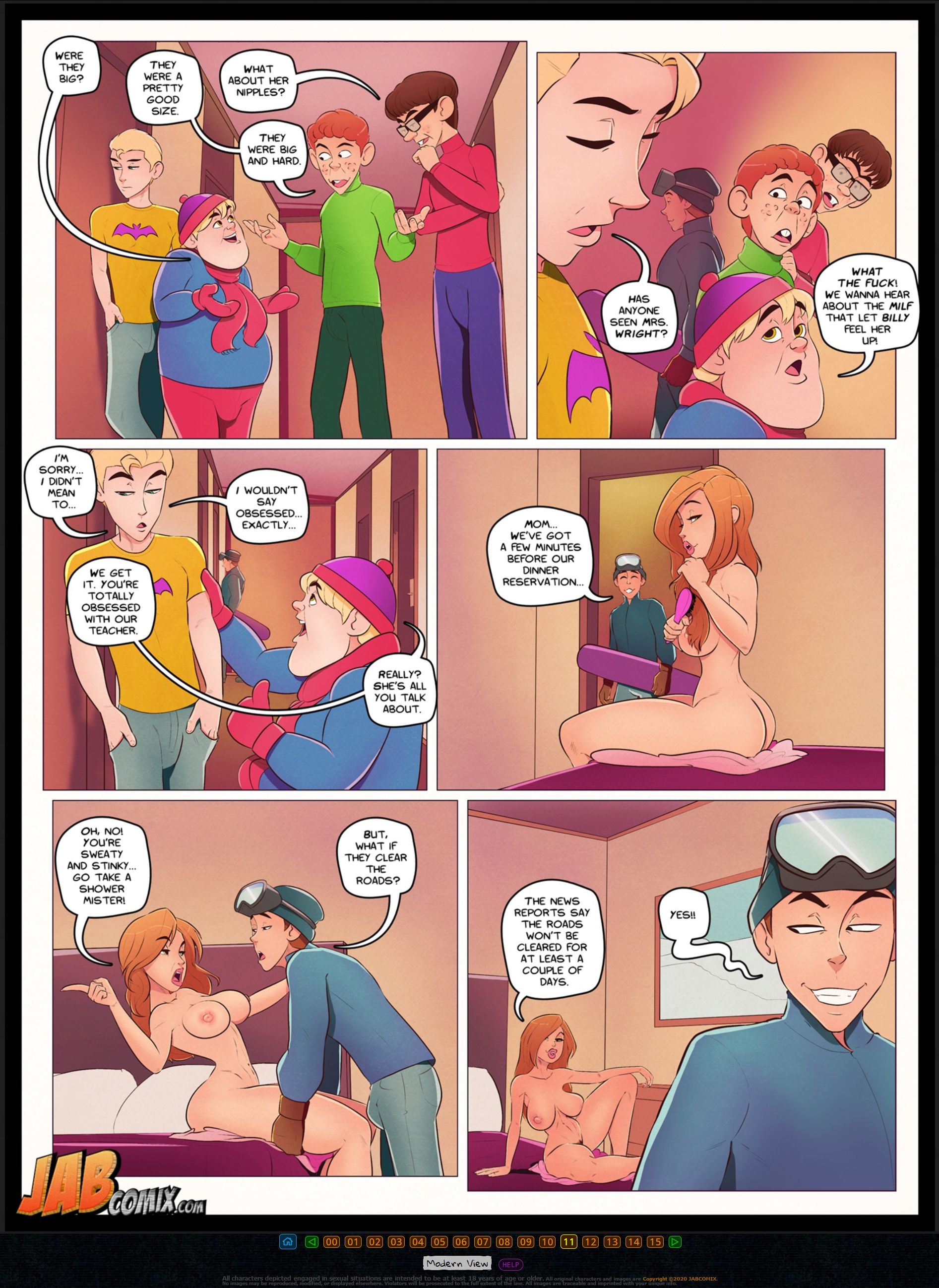 Snowed In [JABComix] - Chapter 2 — Page 12