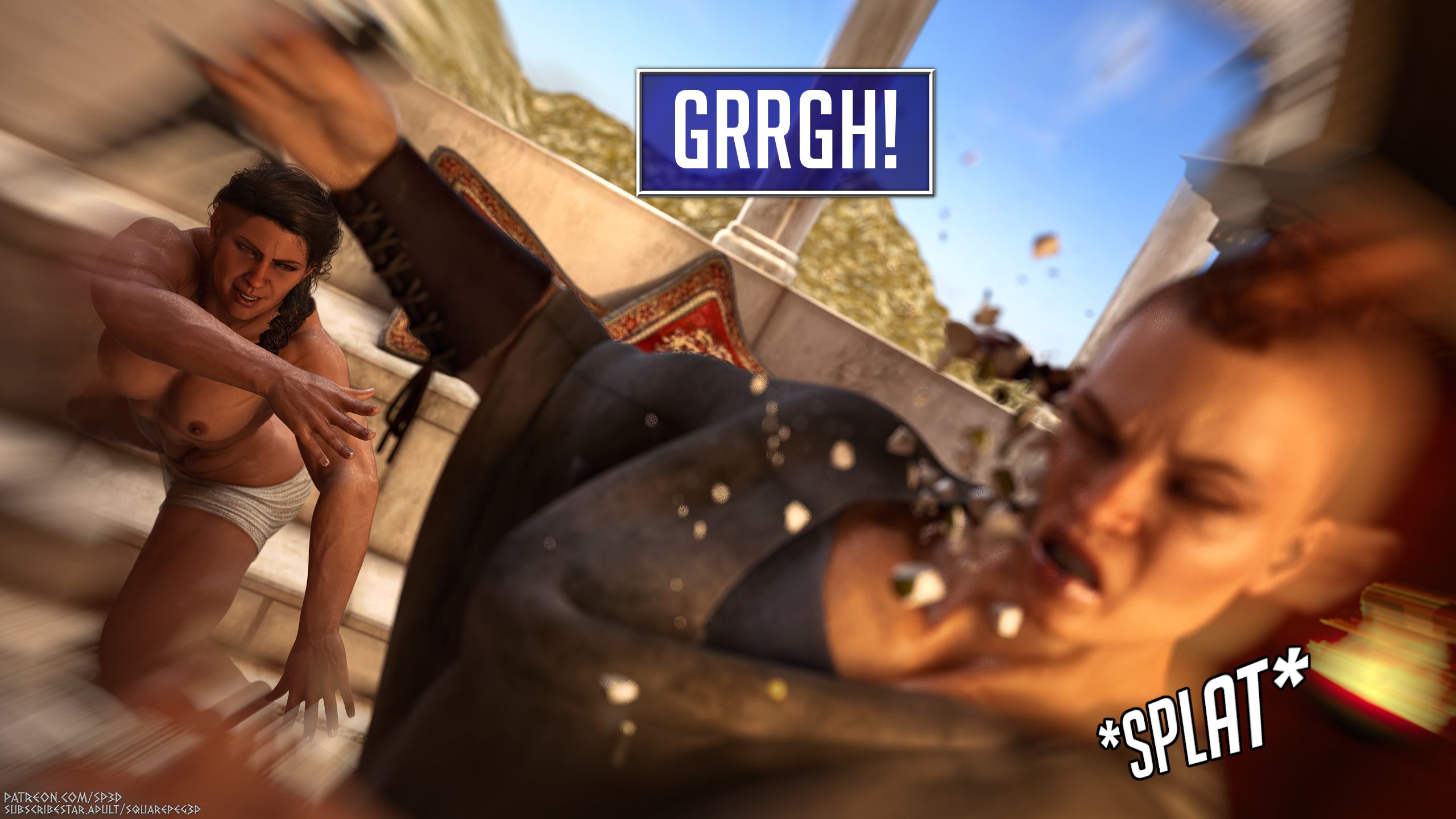 The Four F’ (Assassin’s Creed) [SquarePeg3D] - Chapter 1 — Page 12