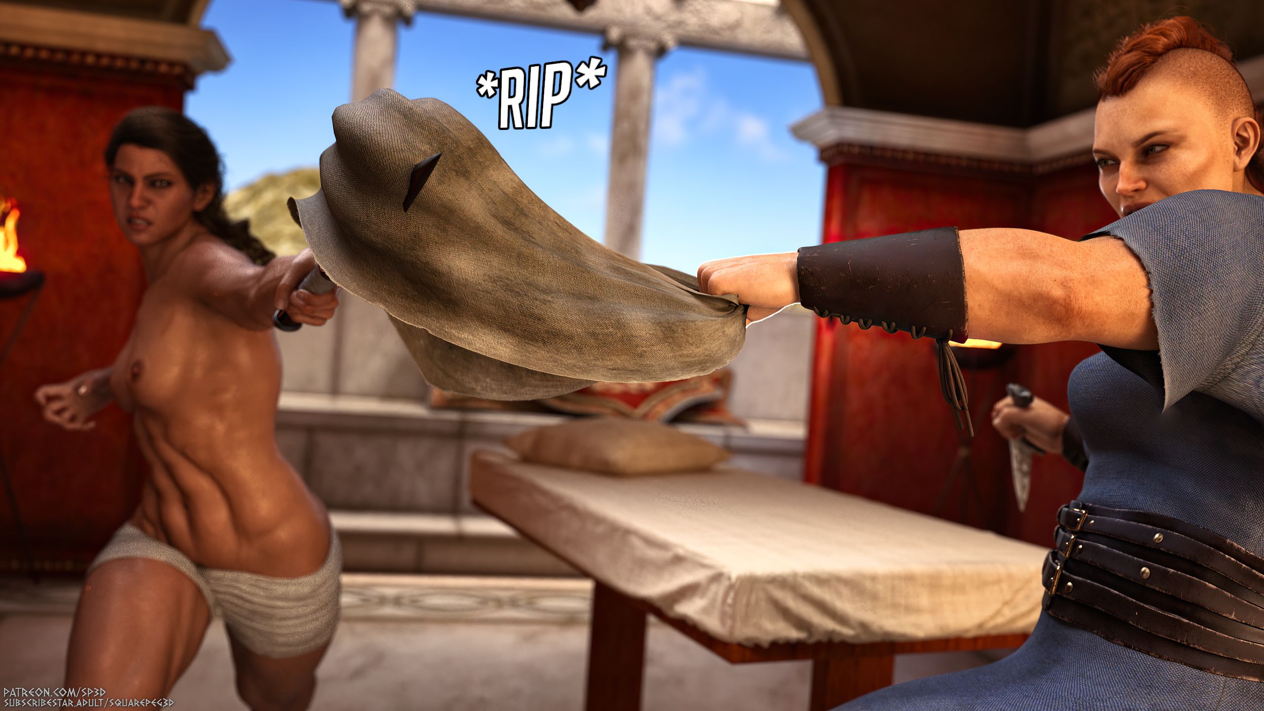 The Four F’ (Assassin’s Creed) [SquarePeg3D] - Chapter 1 — Page 15