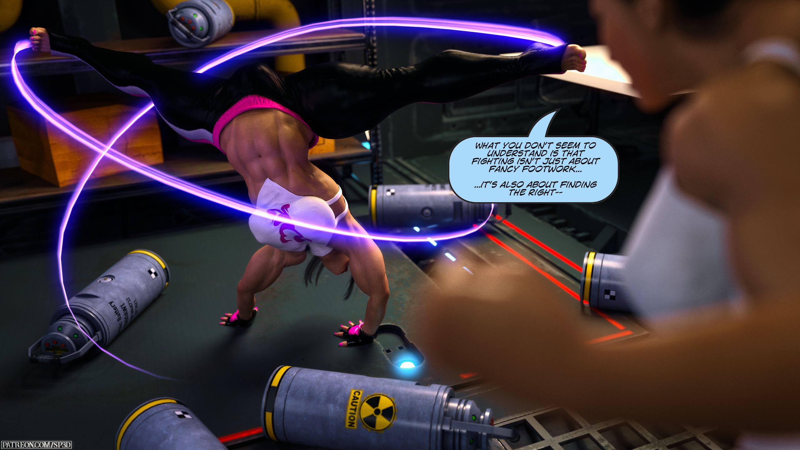 The Good, The Bad, And The Psycho (Street Fighter) [SquarePeg3D] - Chapter 1 — Page 17