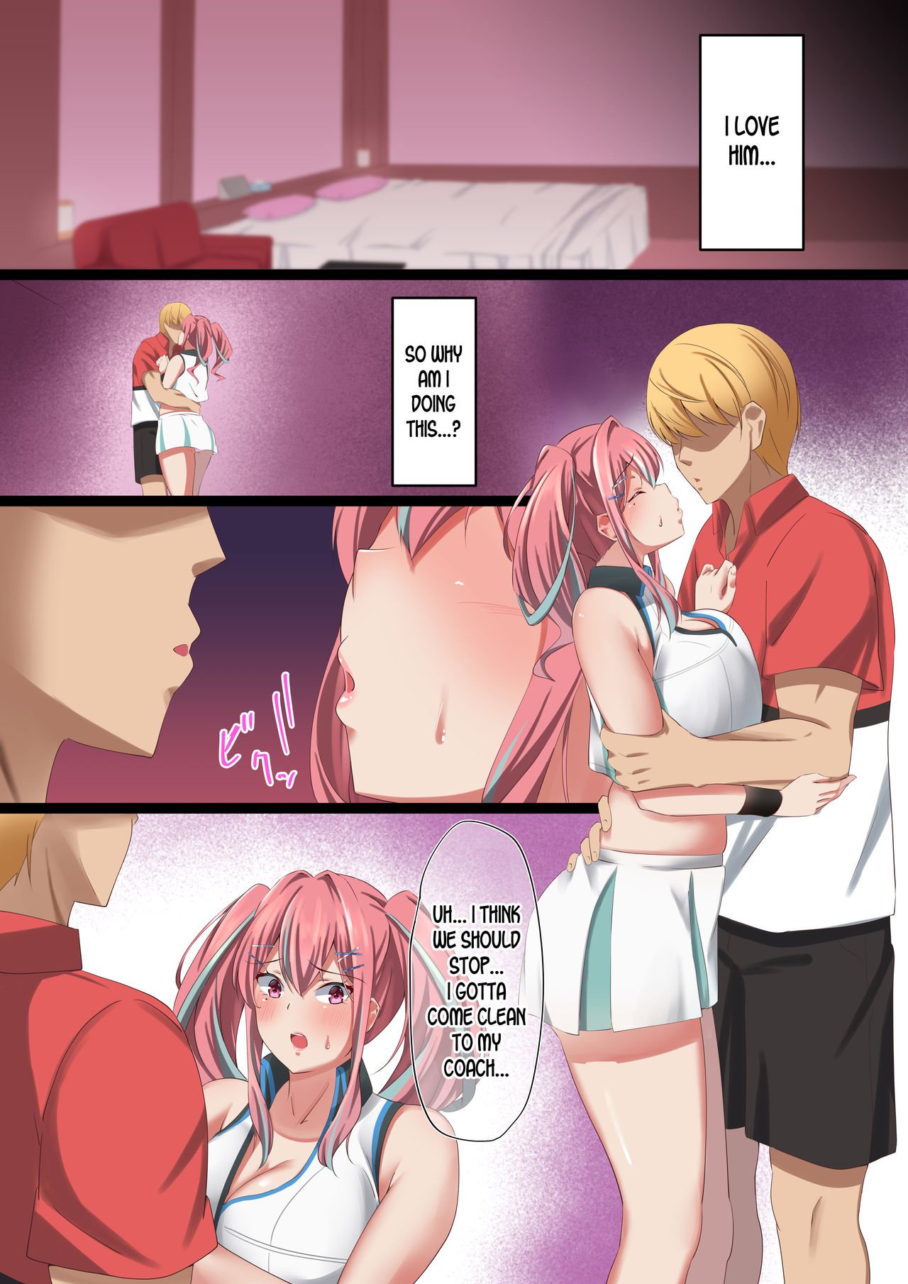 My Girlfriend With Huge Breasts Being Taken Down By A Tenisa Yarichin Man (Azur Lane) [Nanohana] - Chapter 1 — Page 4