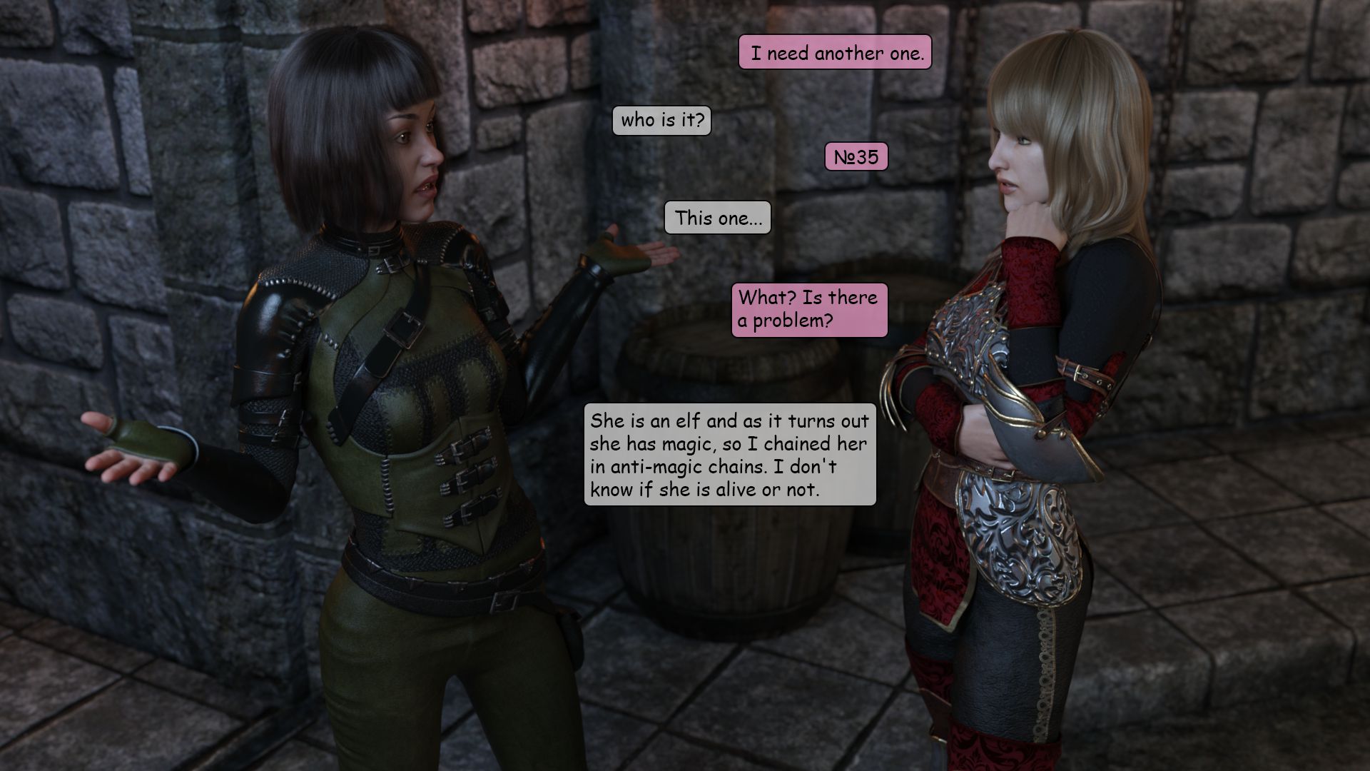 Elf VS Barbarian [Kizaru3D] - Chapter 2 — Page 10