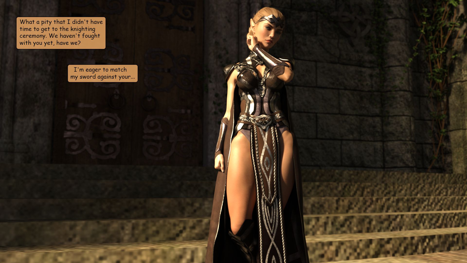 Elf VS Barbarian [Kizaru3D] - Chapter 2 — Page 129