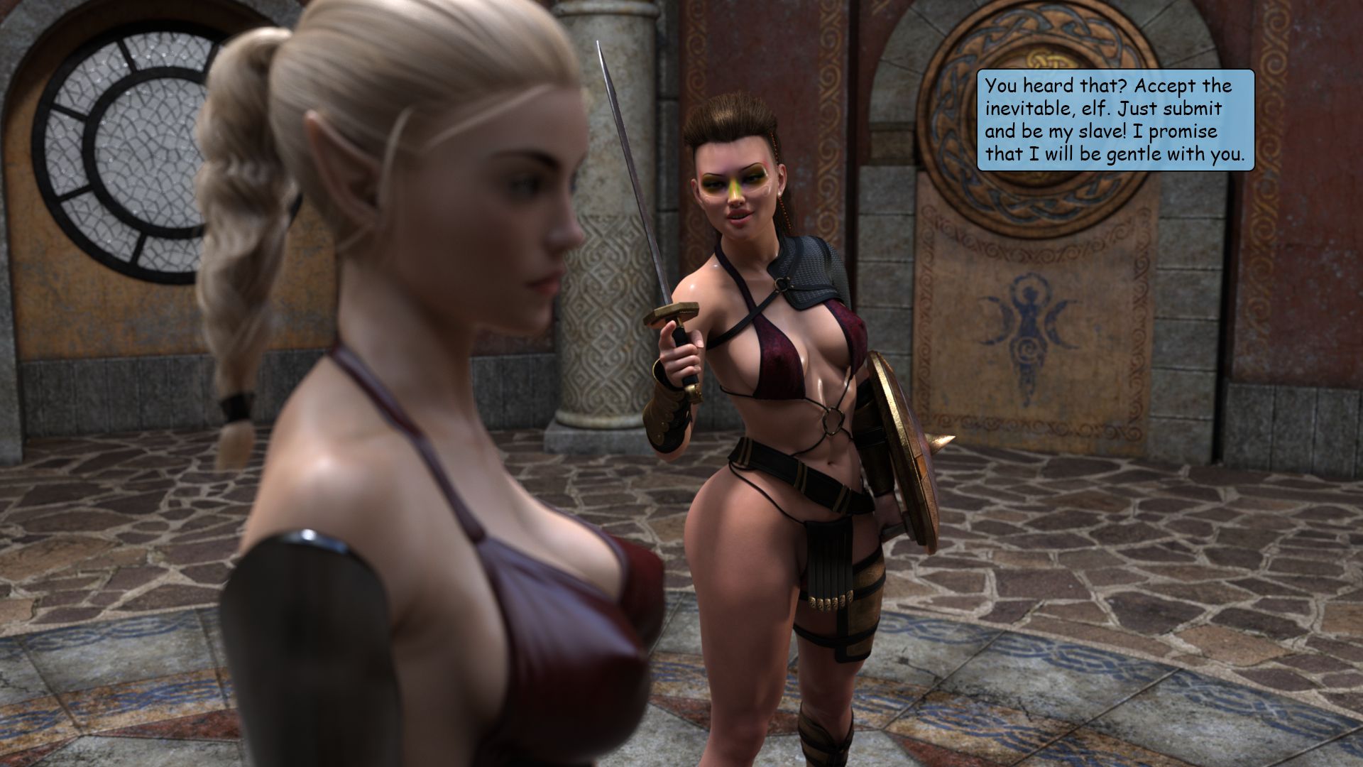 Elf VS Barbarian [Kizaru3D] - Chapter 2 — Page 23