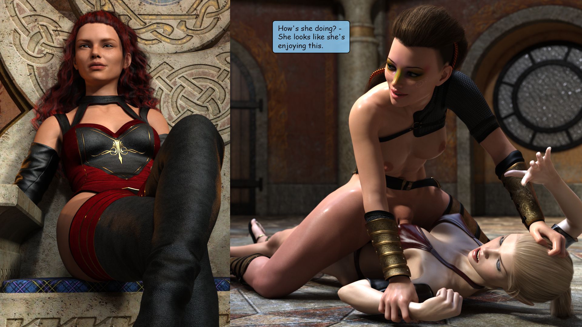 Elf VS Barbarian [Kizaru3D] - Chapter 2 — Page 48