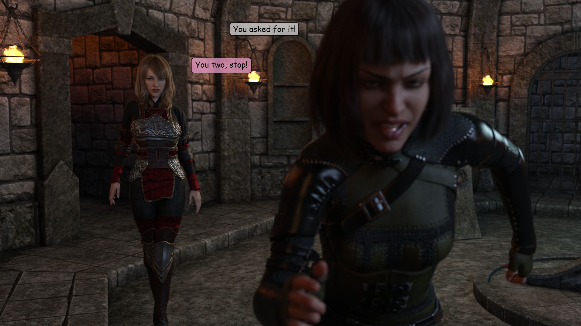 Elf VS Barbarian [Kizaru3D] - Chapter 2 — Page 6