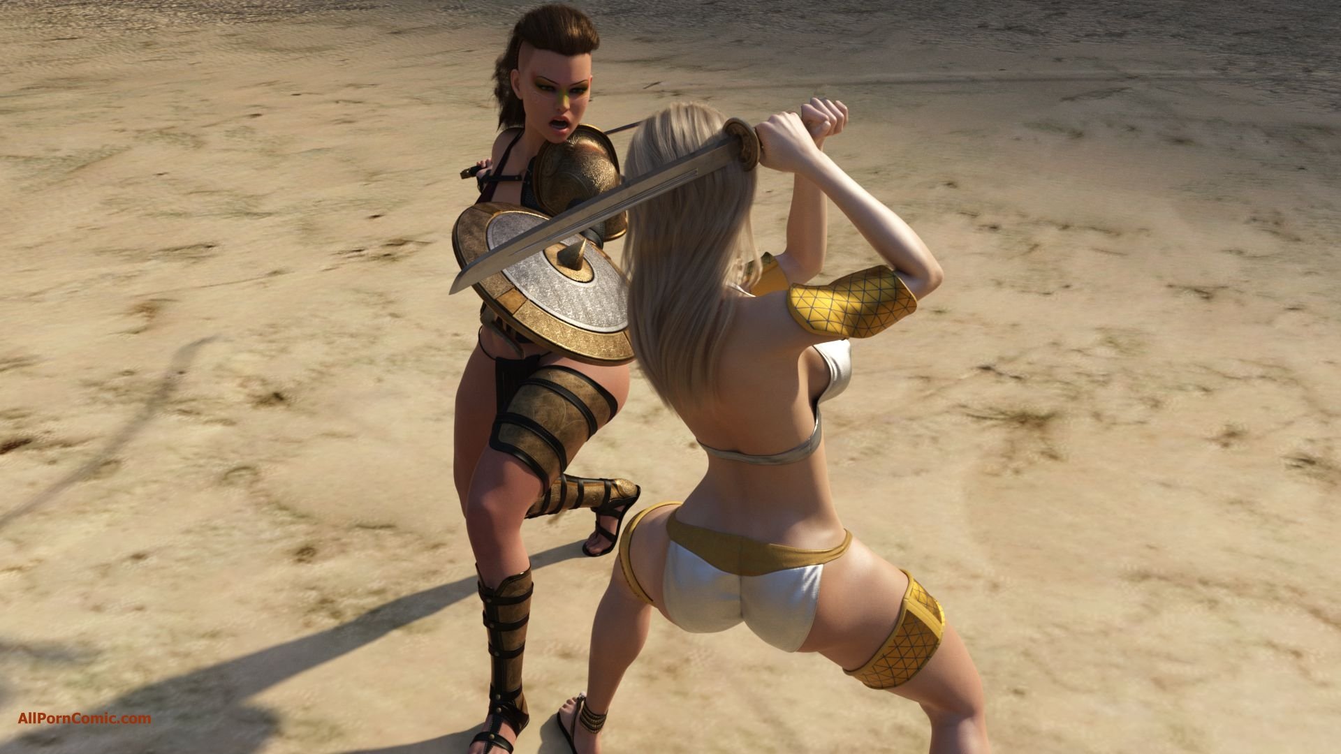 Elf VS Barbarian [Kizaru3D] - Chapter 1 — Page 12