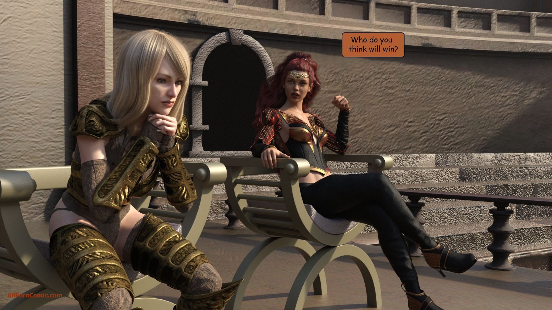 Elf VS Barbarian [Kizaru3D] - Chapter 1 — Page 15