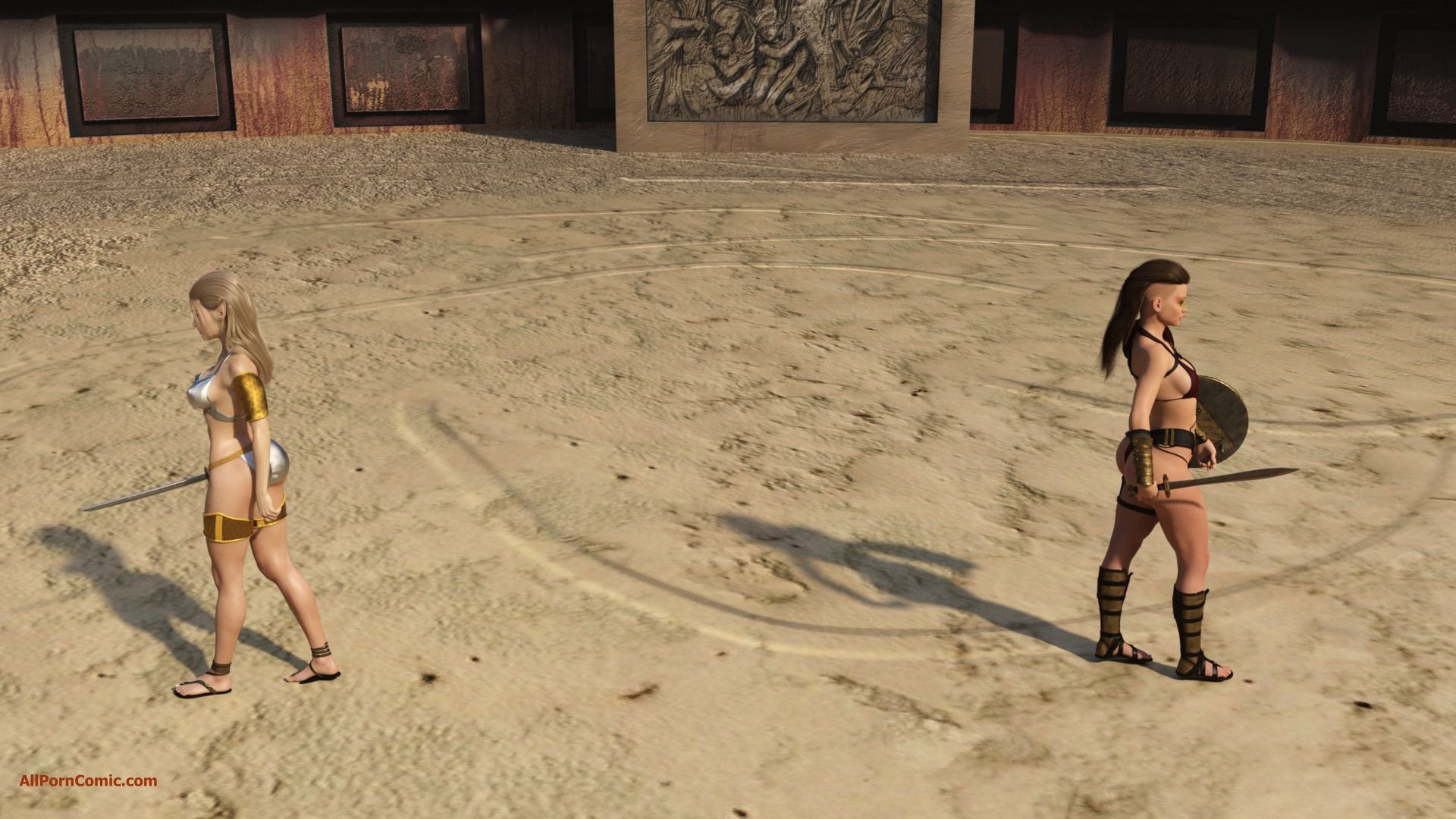 Elf VS Barbarian [Kizaru3D] - Chapter 1 — Page 6