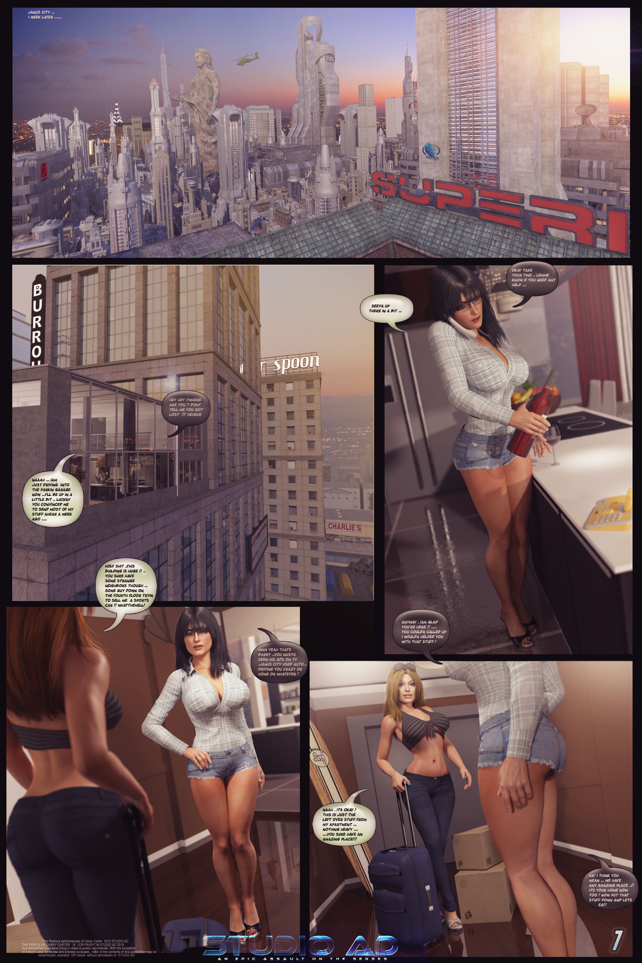 The Kinky Adventures Of Carey [Studio AD] - Chapter 1 — Page 7