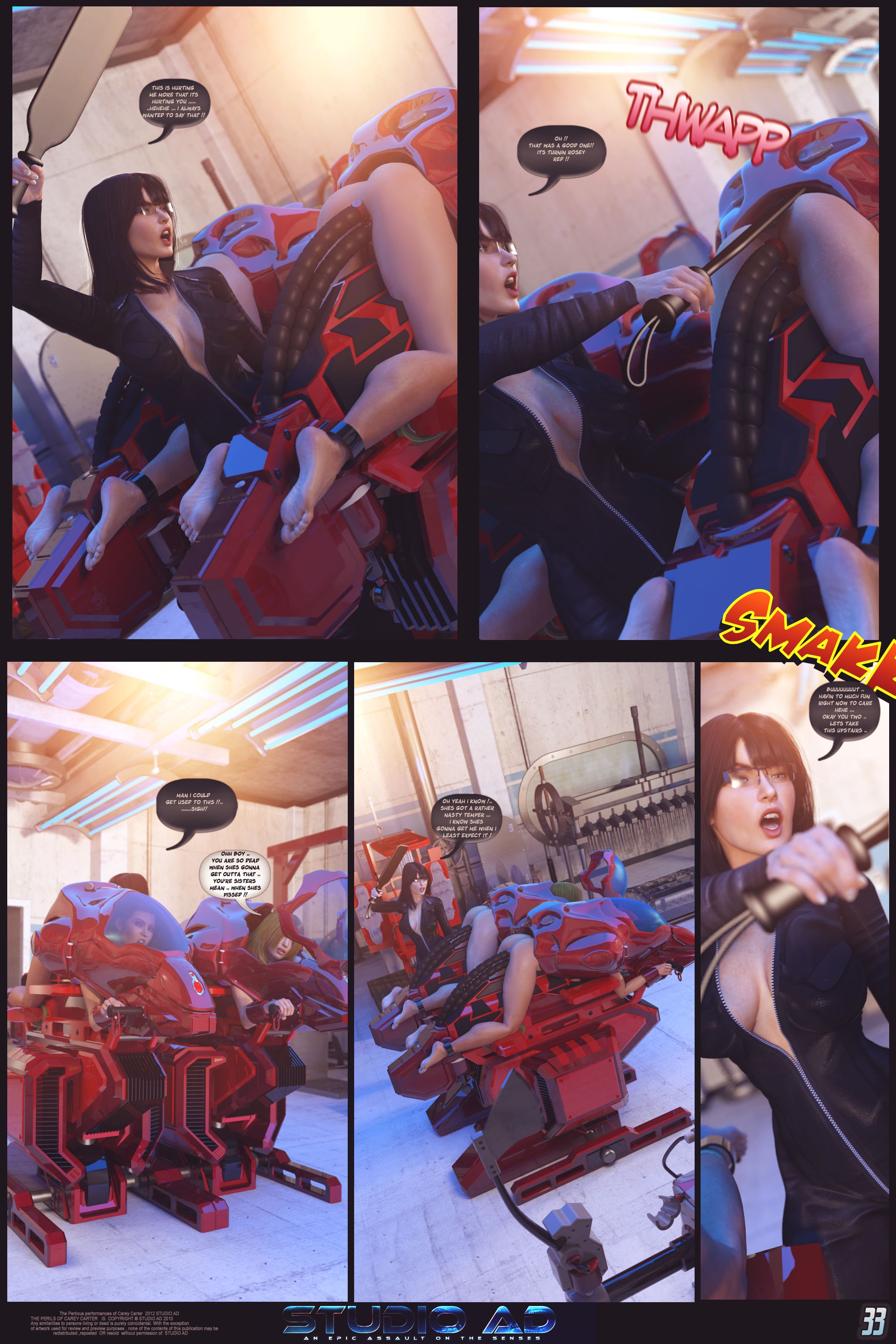 The Kinky Adventures Of Carey [Studio AD] - Chapter 3 — Page 32