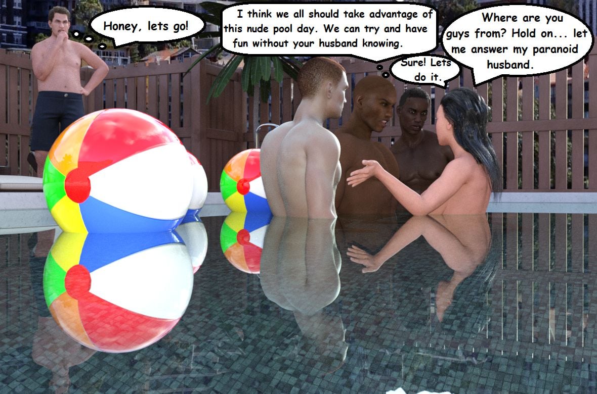 Cuckold Pool Party [Mature3DComics] - Chapter 1 — Page 23