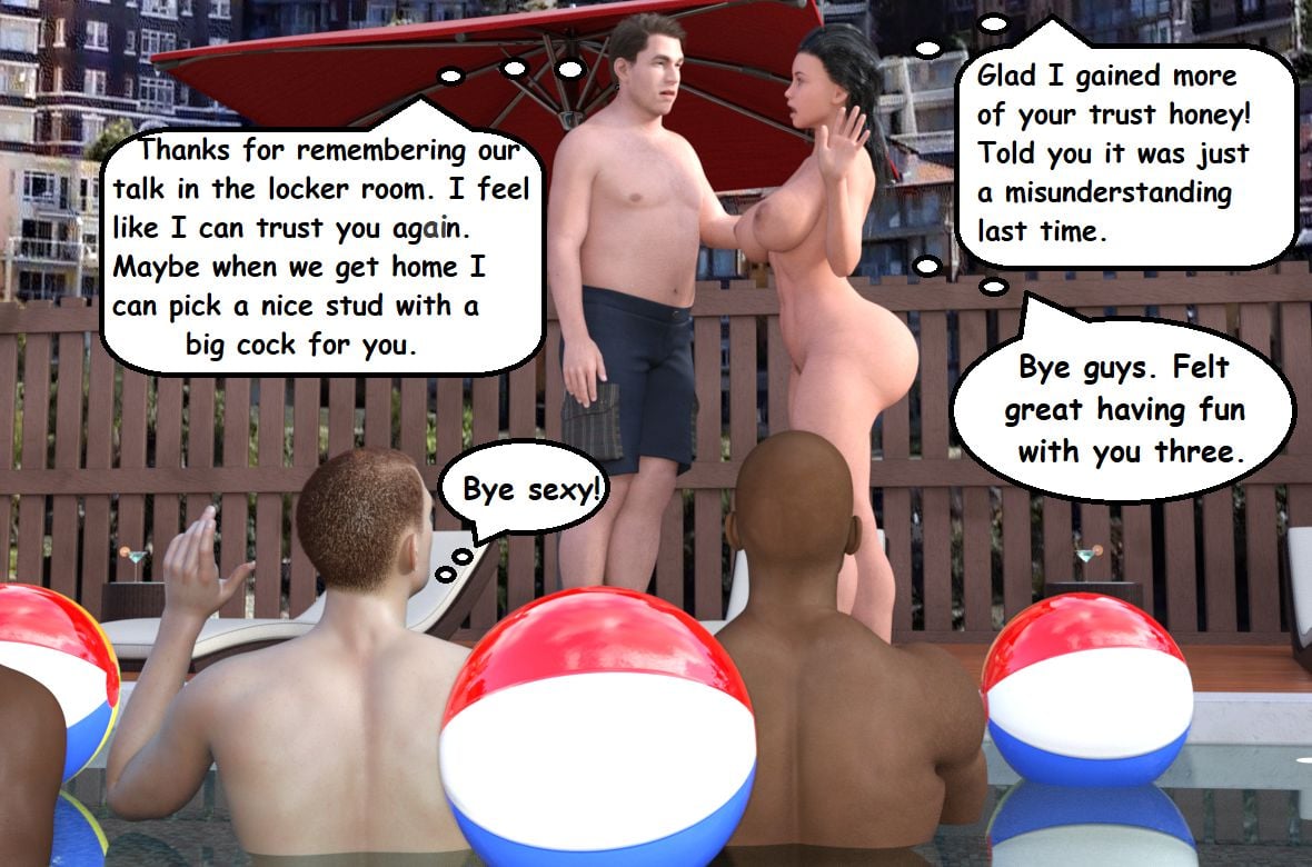 Cuckold Pool Party [Mature3DComics] - Chapter 1 — Page 38
