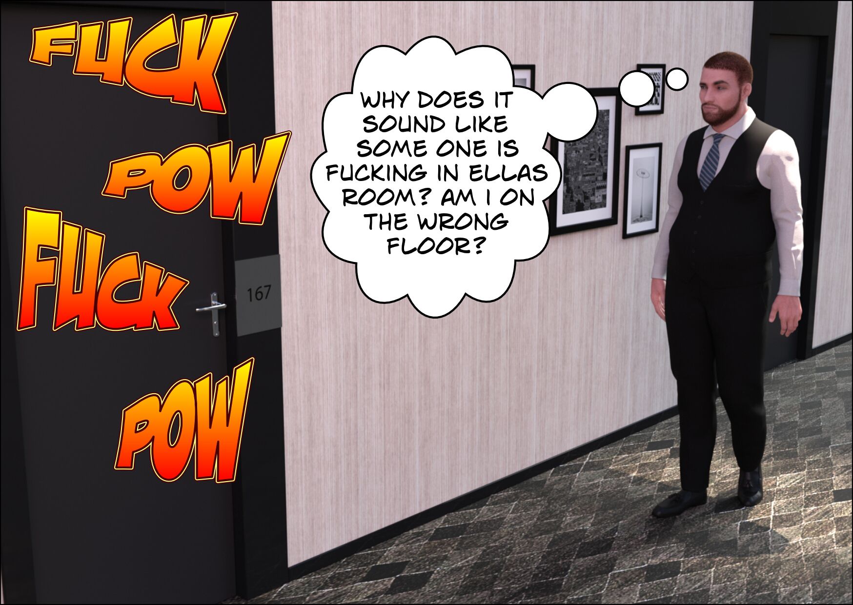 Hotel Seduction [Mature3DComics] - Chapter 1 — Page 39