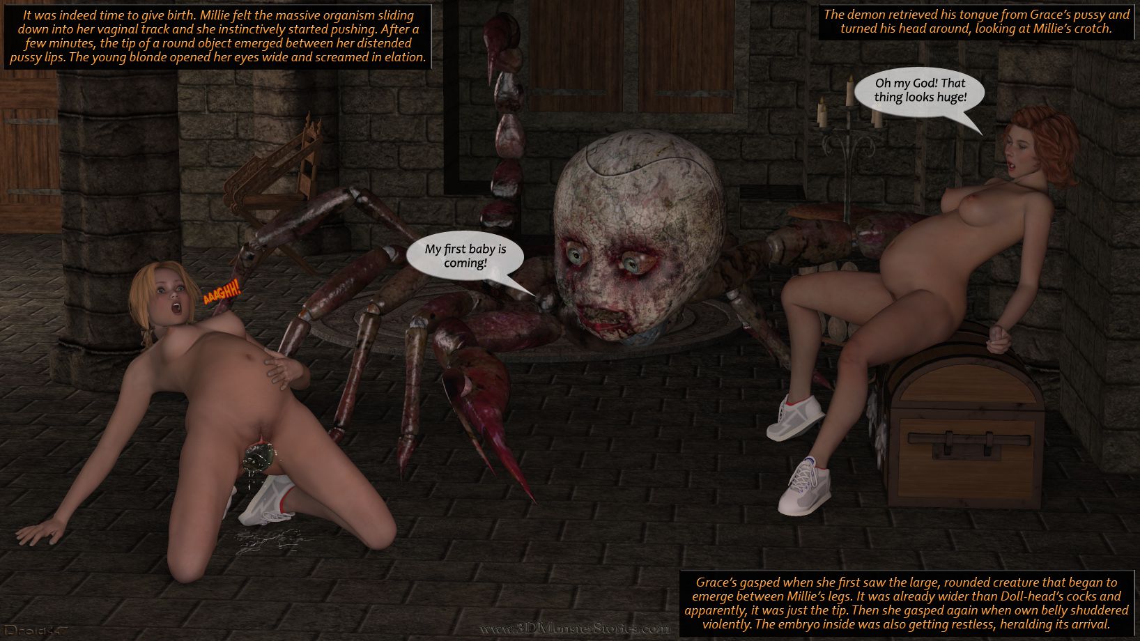 Hunted House [3DMonsterStories , Droid447] - Chapter 1 — Page 46